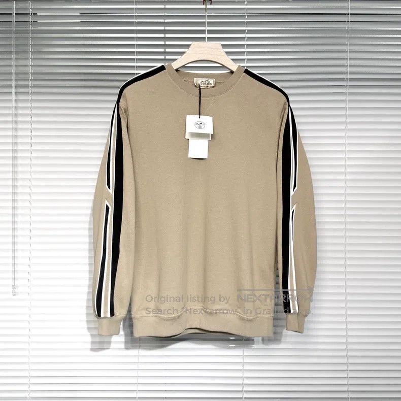 Hermes Hermes Sweatshirt with Double Arm H-Striped Logo and Refle Size US S / EU 44-46 / 1 - 1 Thumbnail