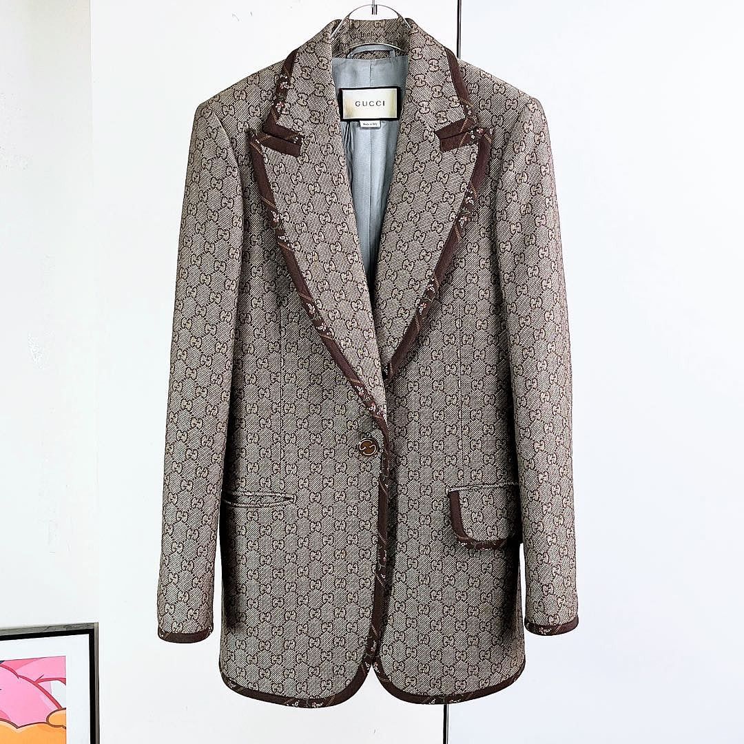 Gucci Gucci GG Monogram Blazer Size 38 Size XS / US 0-2 / IT 36-38 - 1 Thumbnail