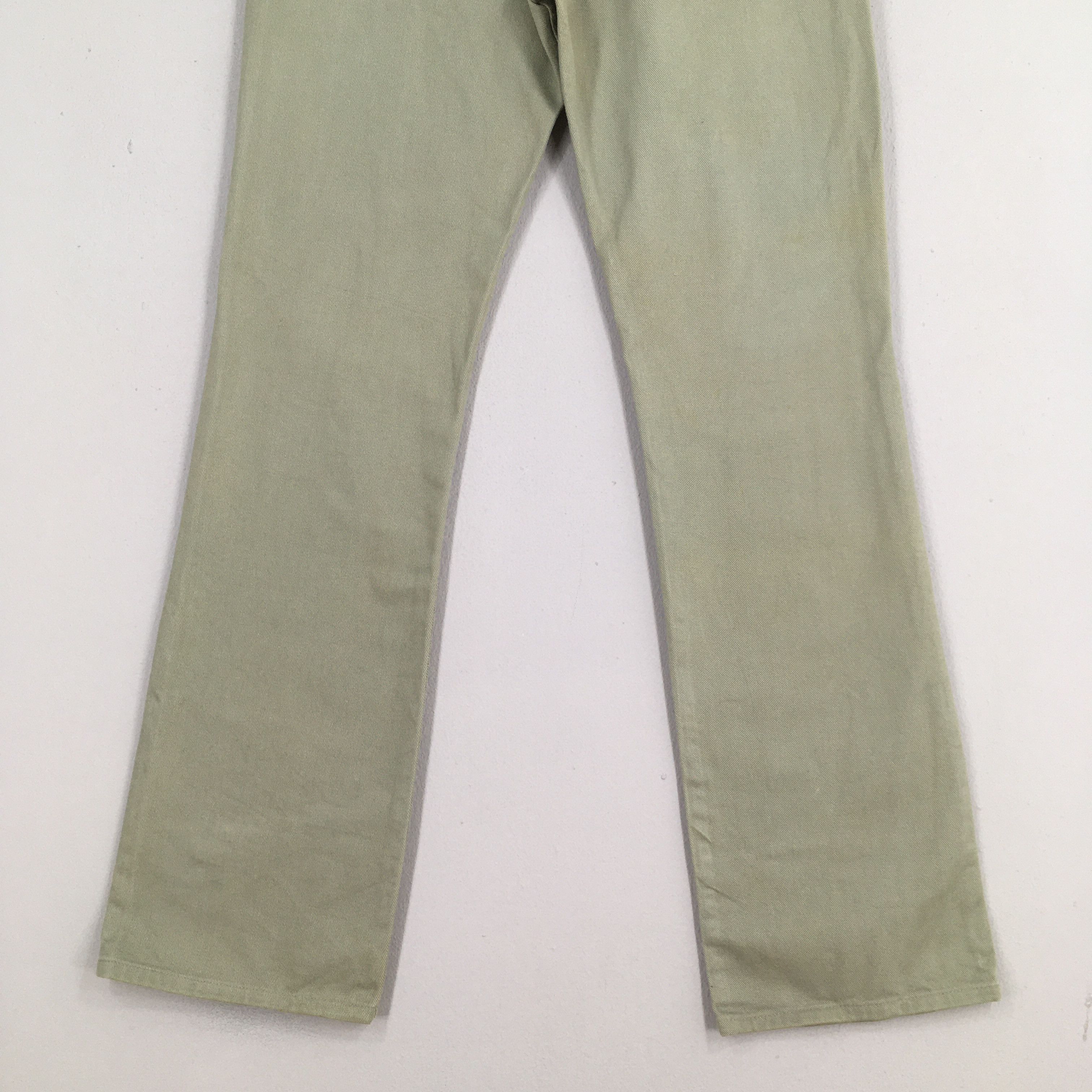 Levi's Size 31x33.5 Vintage Levi's 517 Bootcut Olive Pants S1898 Size US 31 - 9 Thumbnail