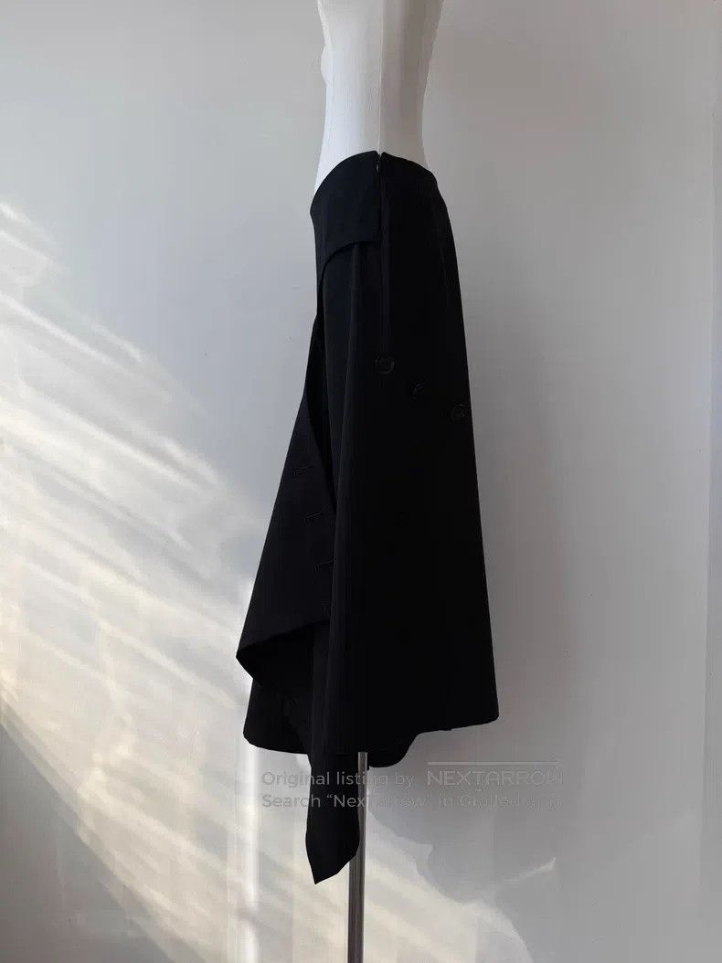 Yohji Yamamoto Yohji Yamamoto size 1 19 AW Minimalist Skirt Size 24" / US 00 / IT 34 - 6 Thumbnail