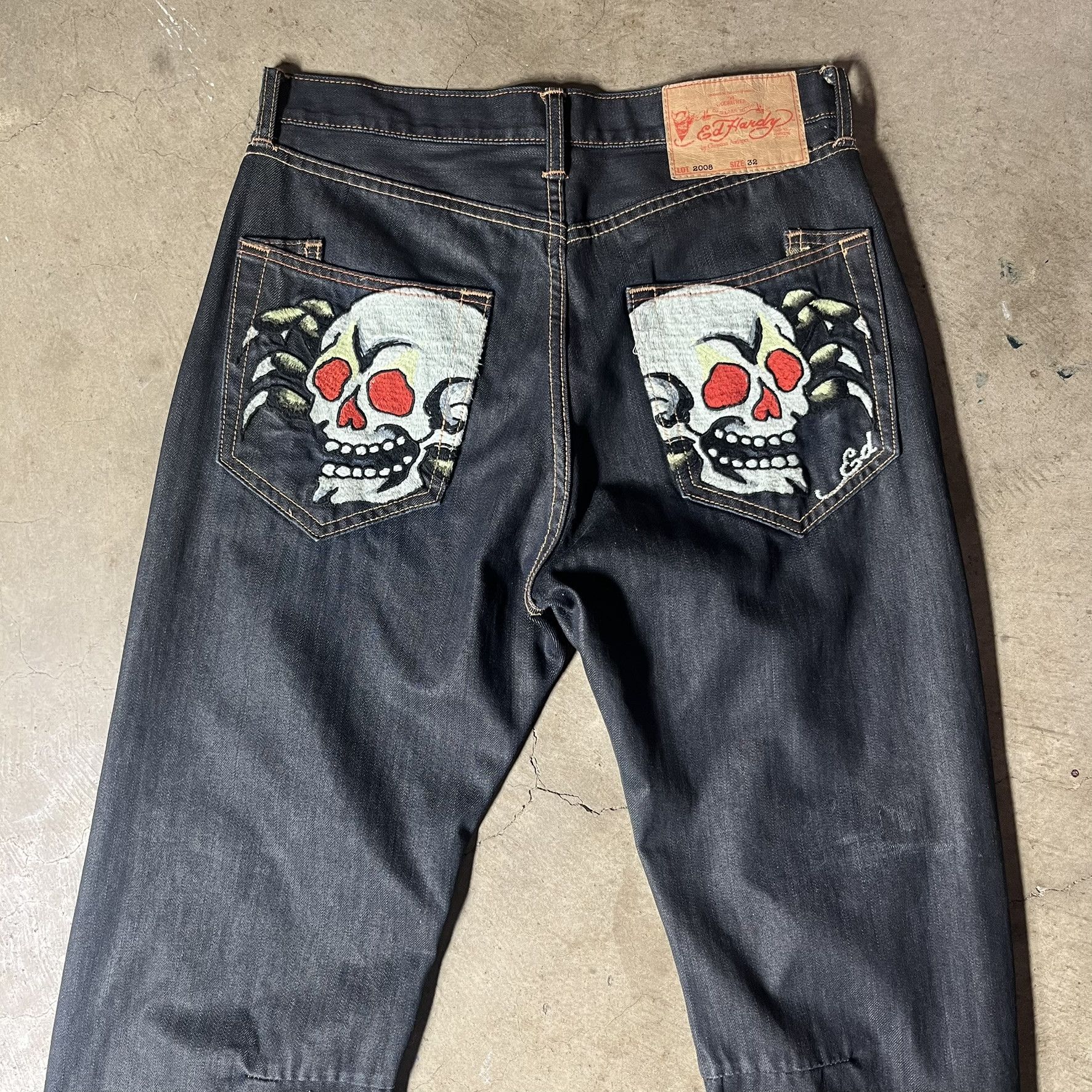 Ed Hardy Ed Hardy Black Spider Denim Size US 32 / EU 48 - 1 Thumbnail