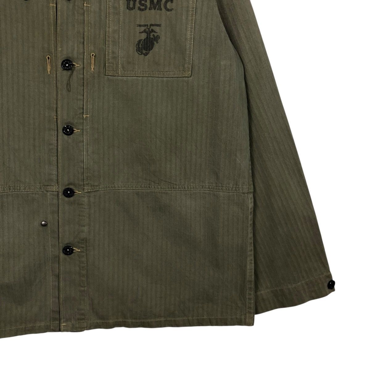 Buzz Rickson's 🔥TRUE VINTAGE REPRODUCTION 1940’s PW44 JACKET USMC HBT USA Size US M / EU 48-50 / 2 - 7 Thumbnail
