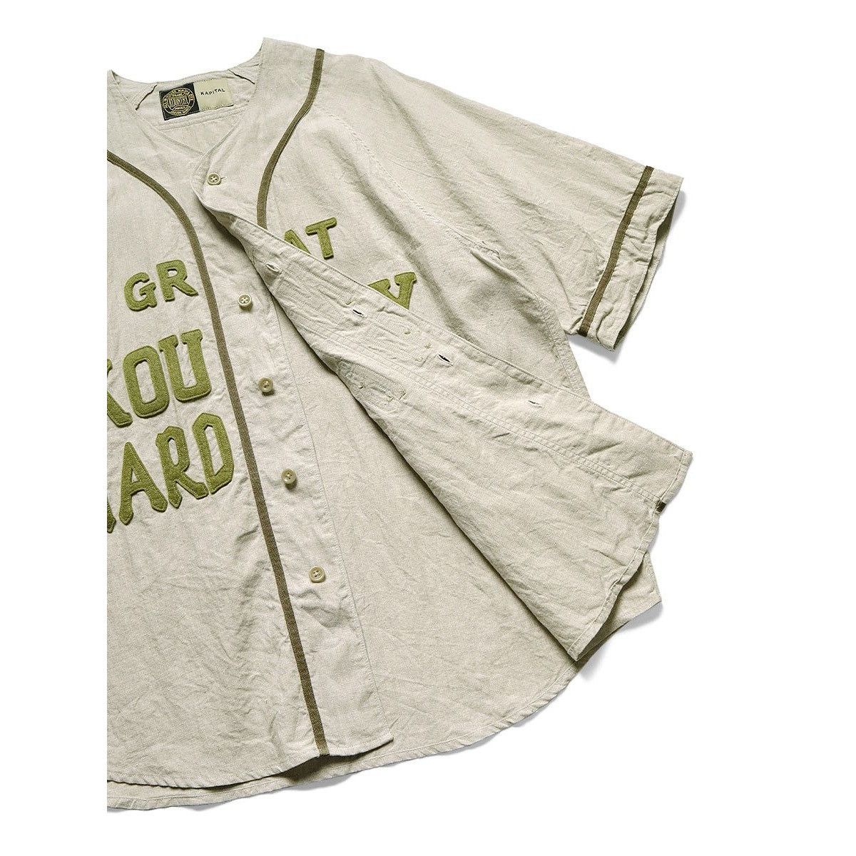 Kapital Kapital French Linen GREAT KOUNTRY Baseball Shirt Size US L / EU 52-54 / 3 - 10 Thumbnail