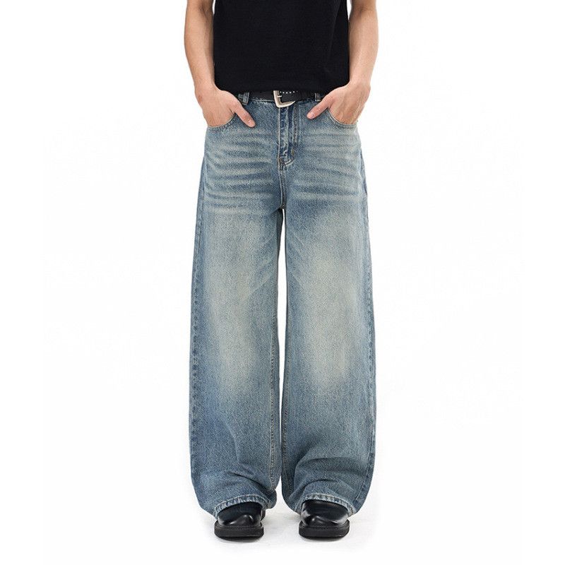 Japanese Brand American Retro Men's Punk Ombré Straight-Leg Jeans Size US 32 / EU 48 - 1 Thumbnail