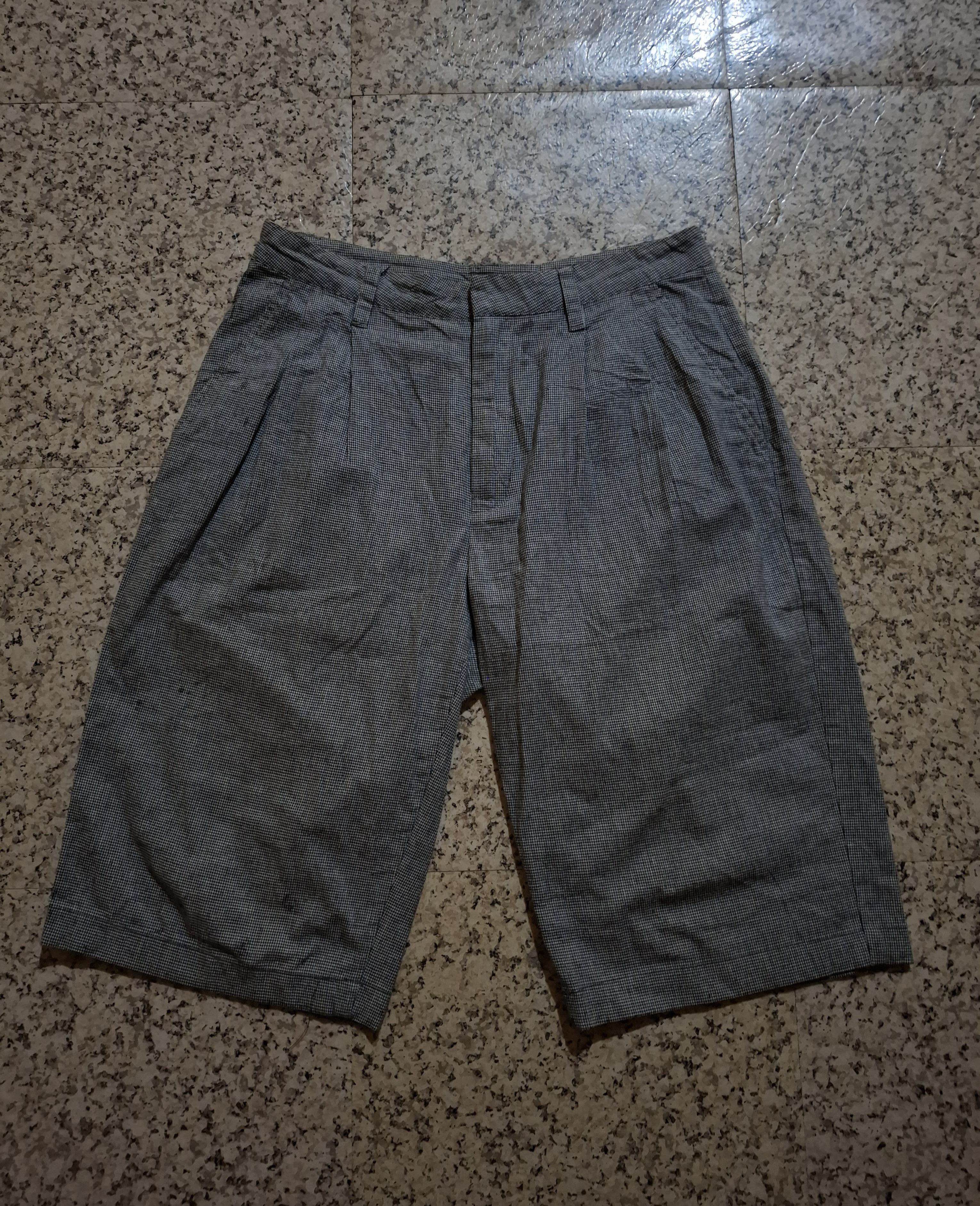 X-Girl X-GIRL Japan Houndstooth Check Pleated Shortspants RARE Size 28" / US 6 / IT 42 - 18 Thumbnail