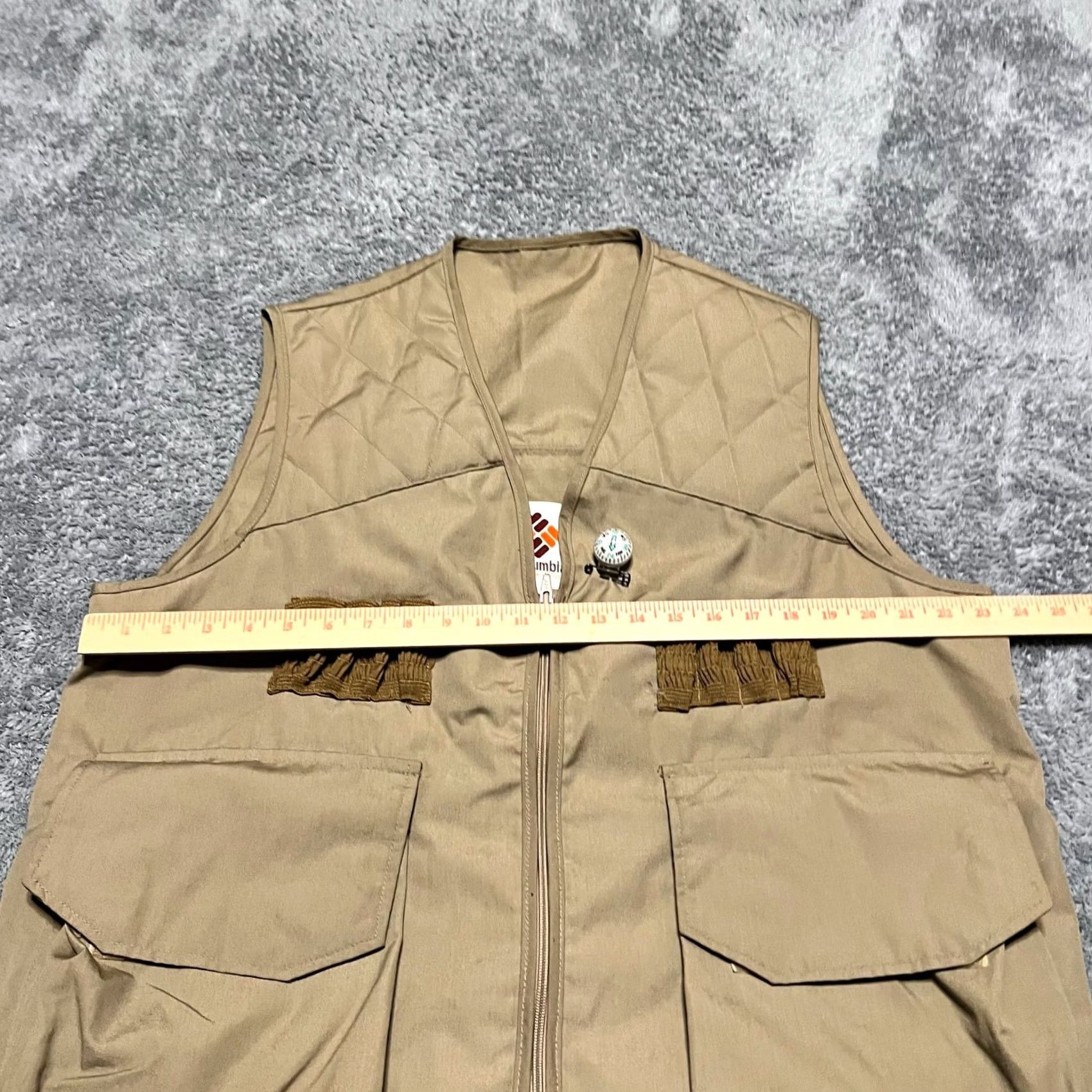 Vintage VINTAGE Columbia Vest Mens Large Hunting Fishing Brown Pockets Shirt Men Brown Vintage Pockets Size US L / EU 52-54 / 3 - 3 Thumbnail
