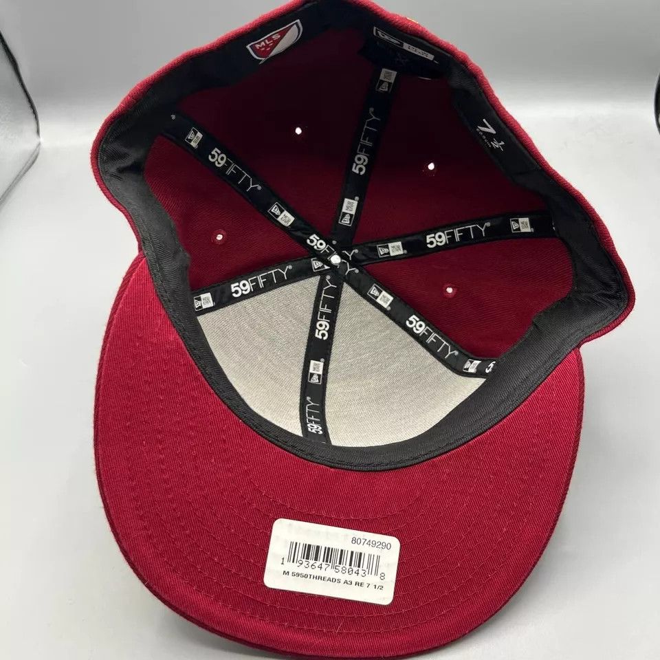 New Era Real Salt Lake Hat Men 7 1/2 59Fifty New Era Fitted Cap New Size ONE SIZE - 7 Thumbnail