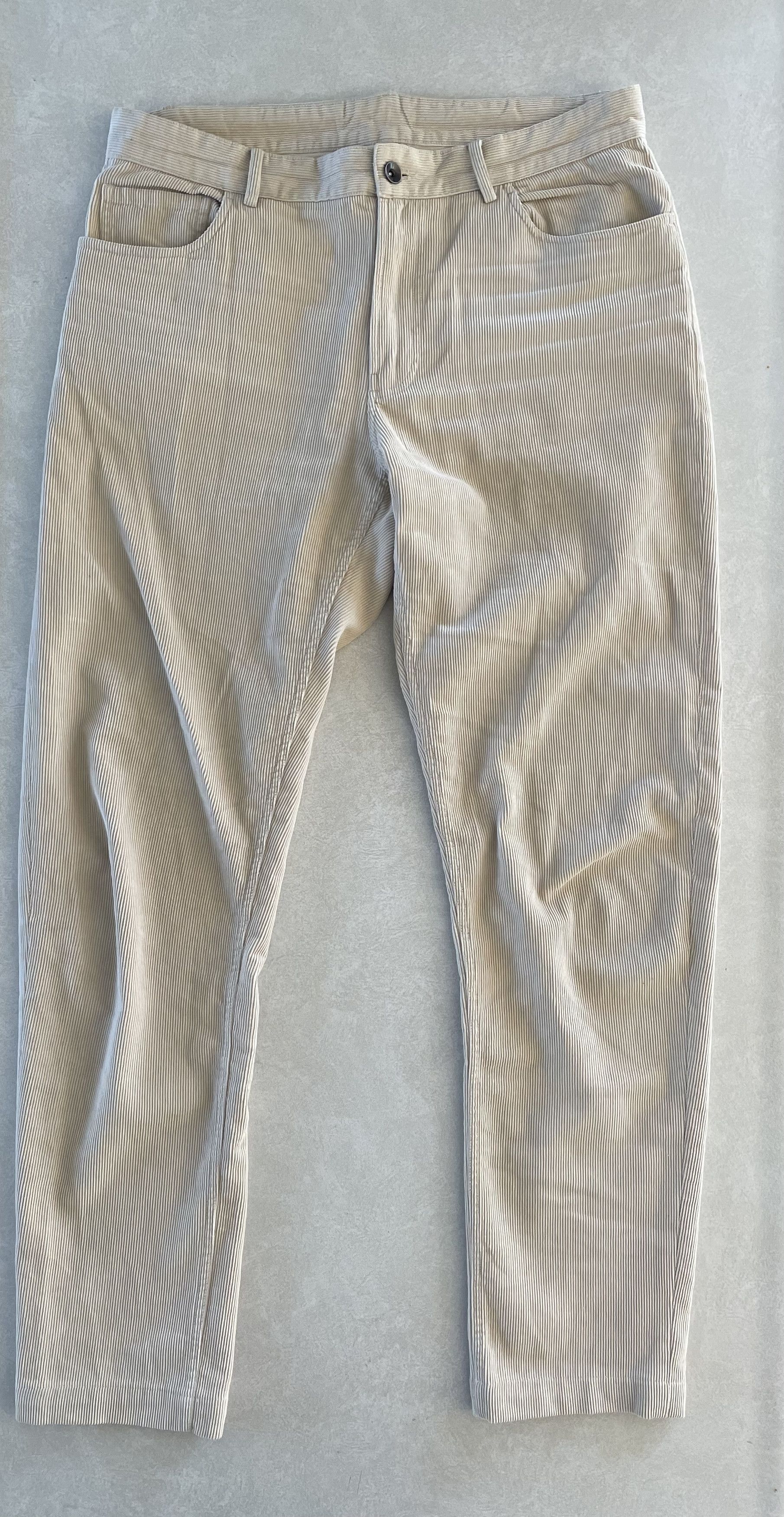 Spier & Mackay Cream Ivory Corduroy Pants Size 33 Contemporary Size US 33 - 2 Thumbnail