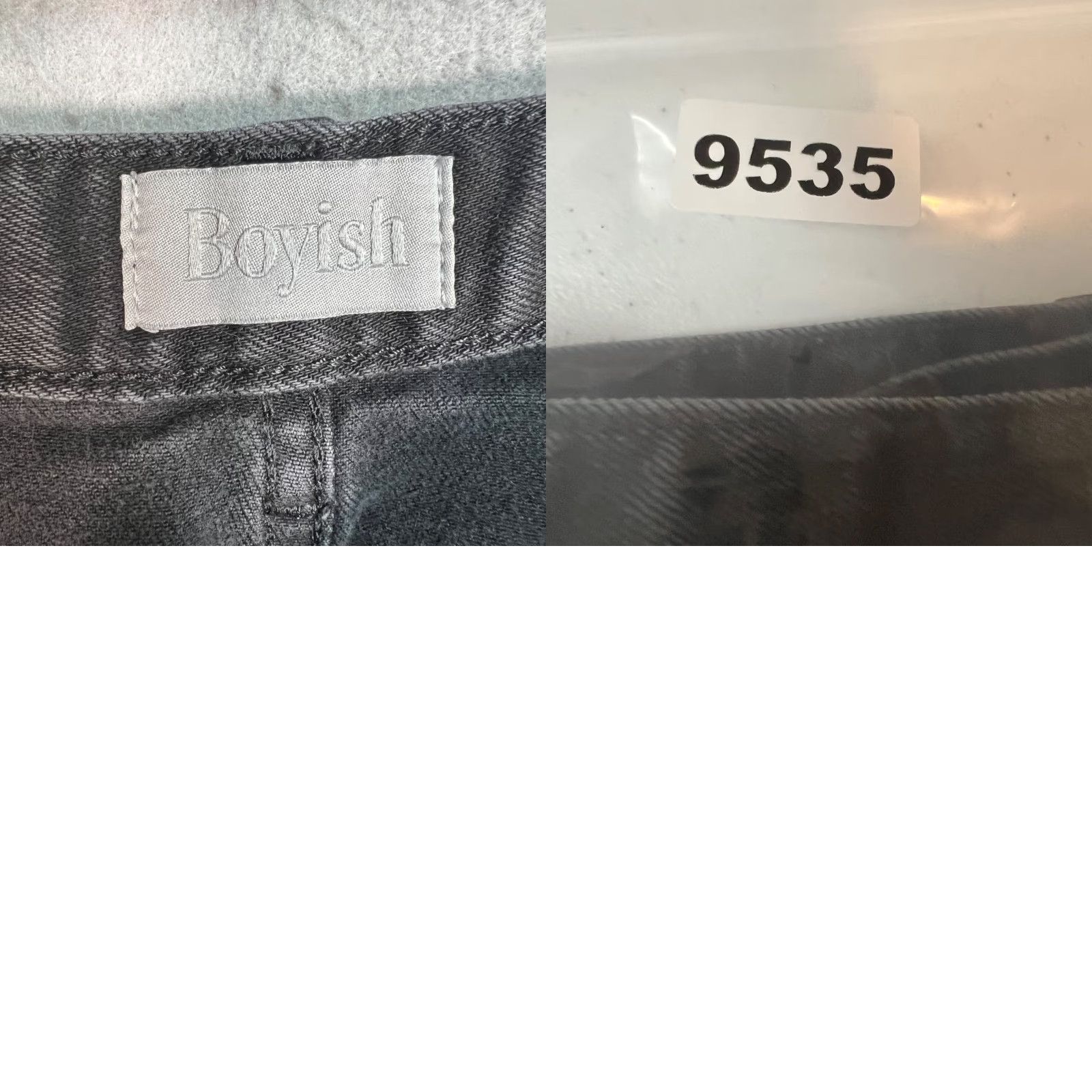 Boyish Boyish Brady La Strada Jeans Size 28 Black Denim Cotton Blend Women’s Jeans 5-Pocket Straight Inseam 25 in Vintage No Mens Womens Girls Size 28" / US 6 / IT 42 - 9 Thumbnail