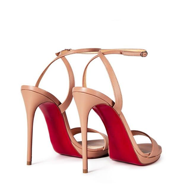 Christian Louboutin Loubi Queen 120mm Sandals Size US 4 / IT 34 - 5 Thumbnail
