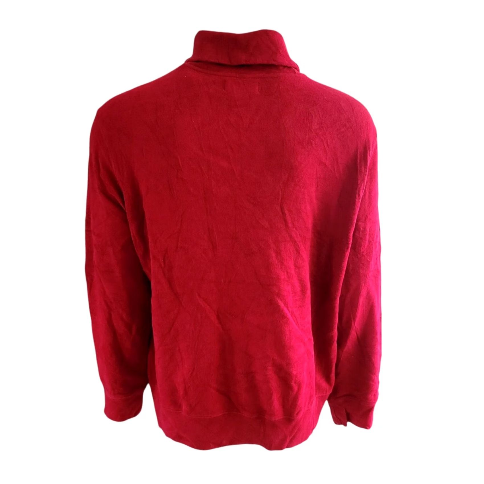 Polo Ralph Lauren Polo Ralph Lauren Red XXL Shawl Collar Sweatshirt Vintage Jumper Men Size XXL Size US XXL / EU 58 / 5 - 4 Thumbnail
