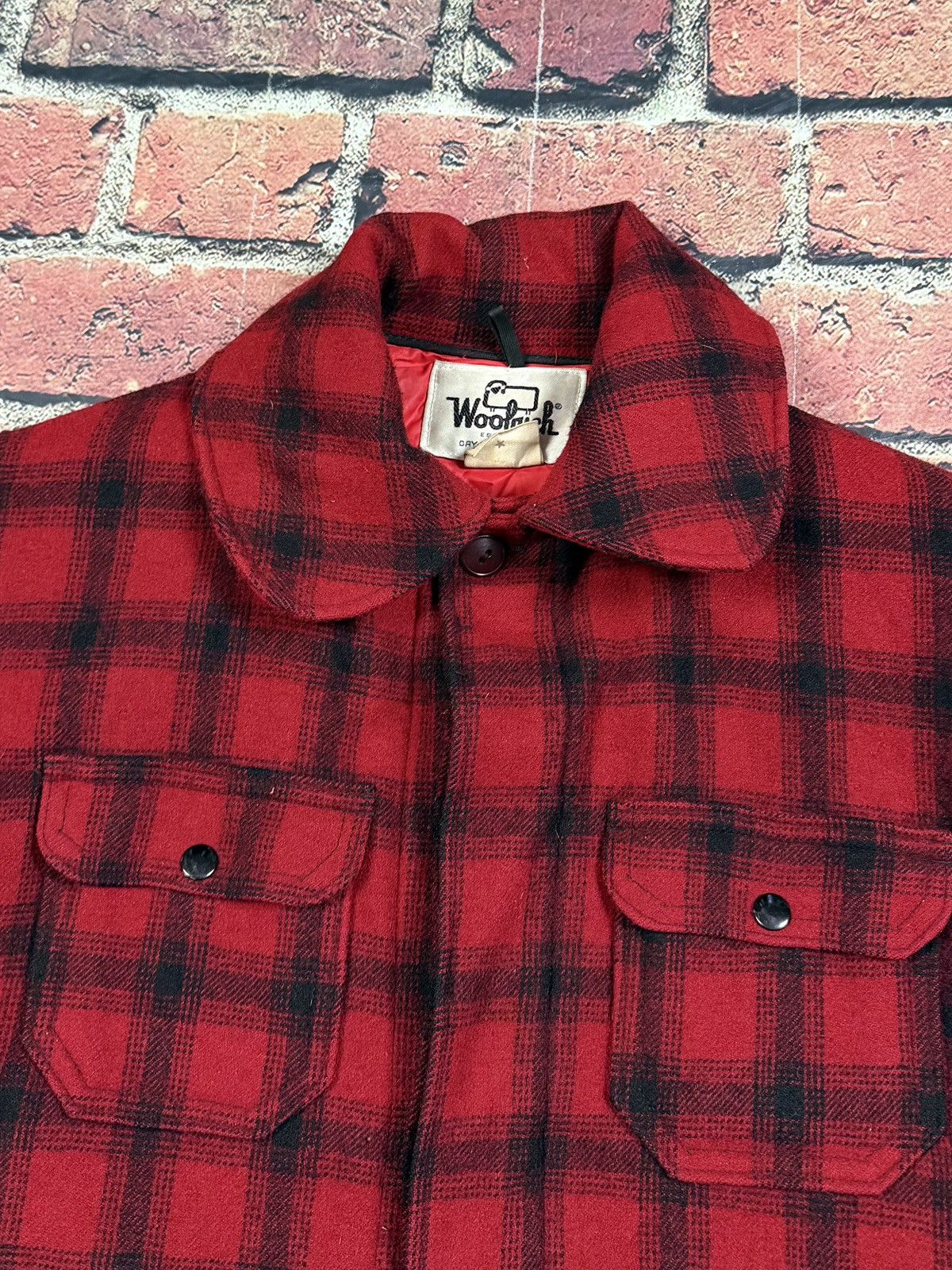 Woolrich Woolen Mills Vintage Woolrich Mackinaw Buffalo Plaid Wool Quilted Cruiser Size US M / EU 48-50 / 2 - 7 Thumbnail