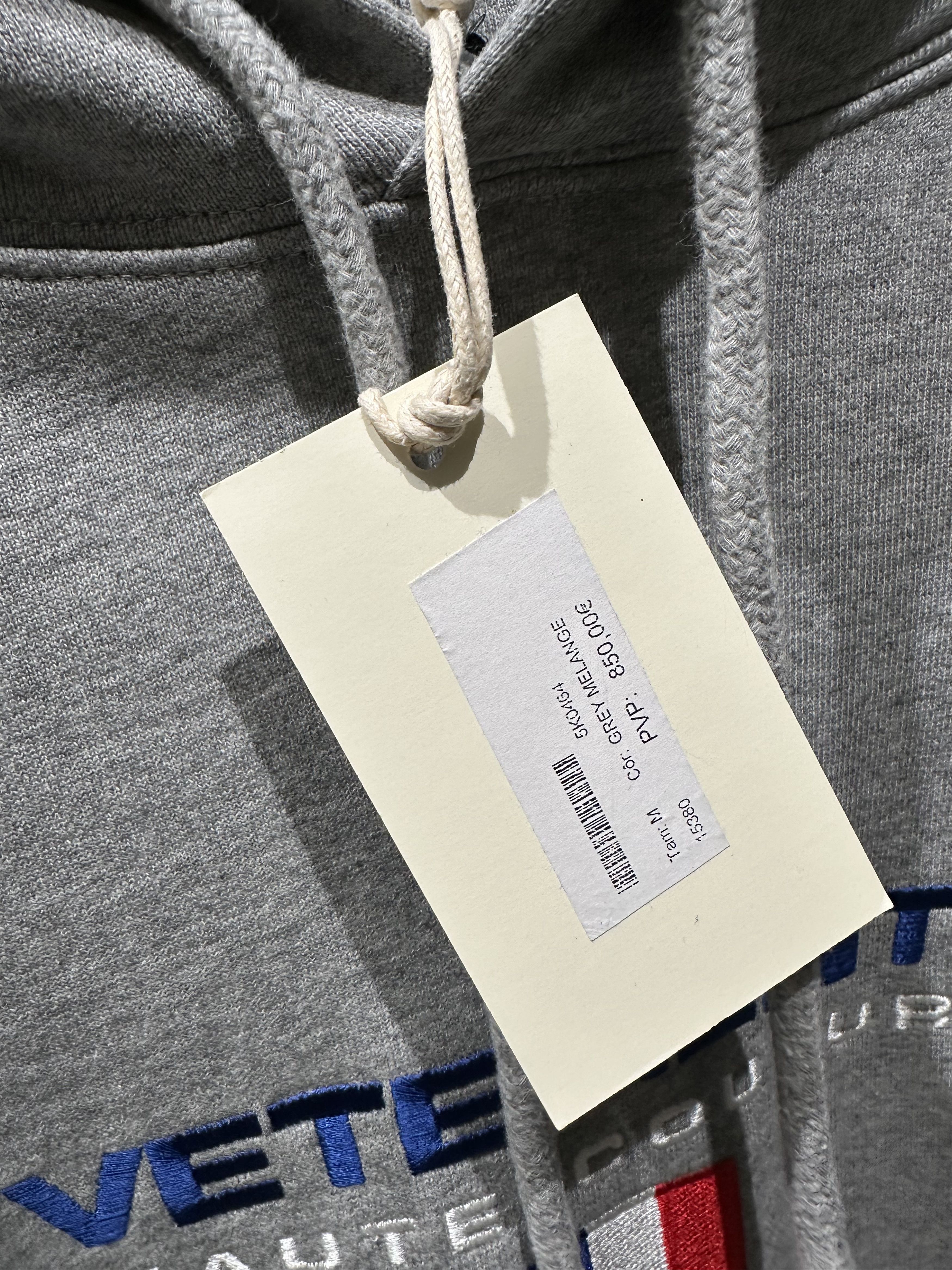Vetements Vetements haute couture hoodie grey Size US M / EU 48-50 / 2 - 9 Thumbnail