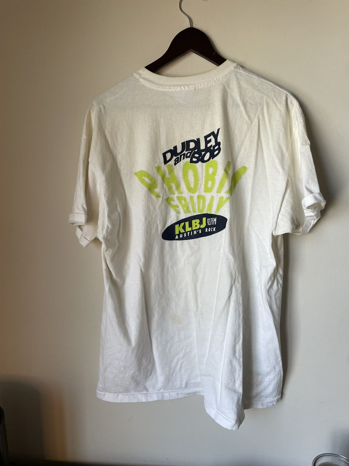 Hanes × Vintage Vintage 93.7 Austin rock radio tee Size US L / EU 52-54 / 3 - 1 Thumbnail