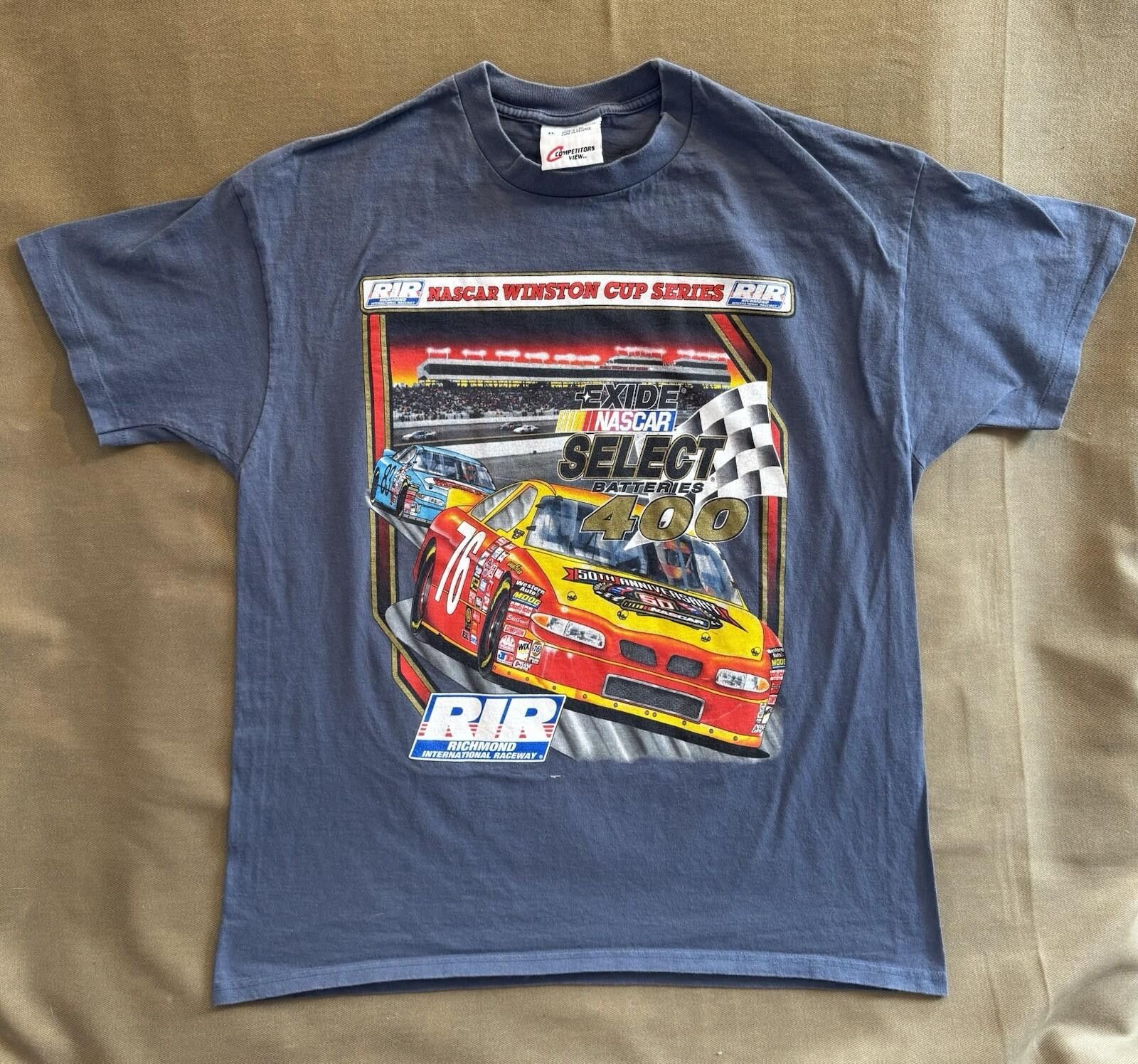 NASCAR Vintage 90s 1998 NASCAR Winston Cup Richmond Race T-Shirt XL Size US XL / EU 56 / 4 - 1 Thumbnail