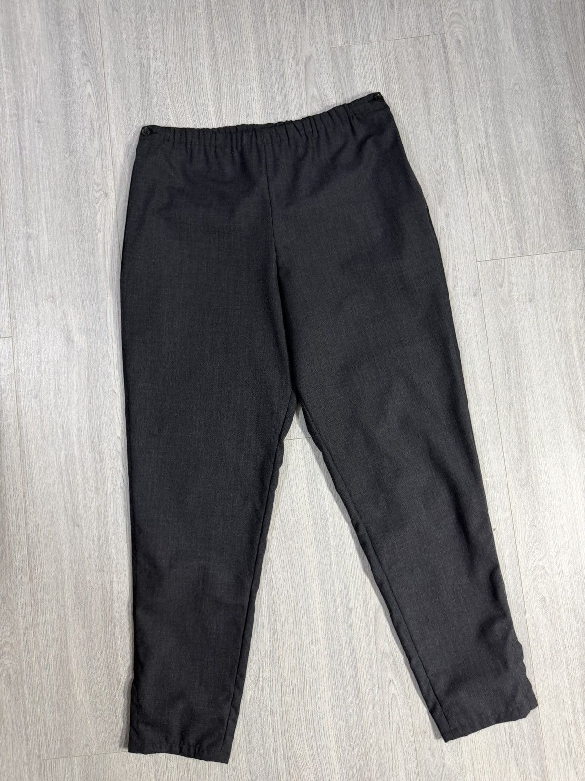 Yohji Yamamoto Yohji Yamamoto Black Wool Pants Made in France Size S Size US 33 - 4 Thumbnail
