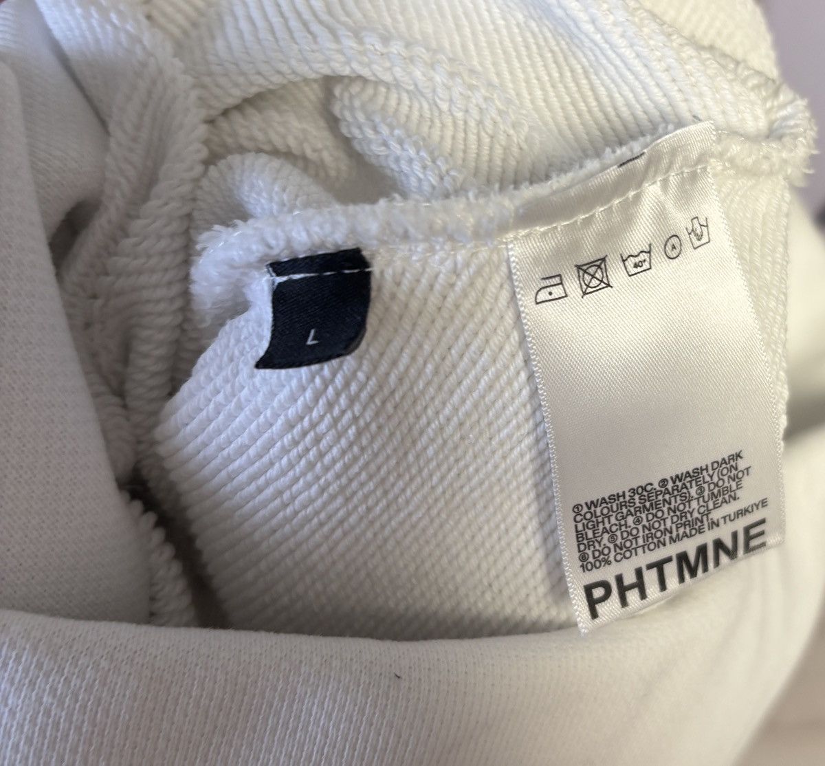 Other PHTMNE White Hoodie Size US L / EU 52-54 / 3 - 4 Thumbnail
