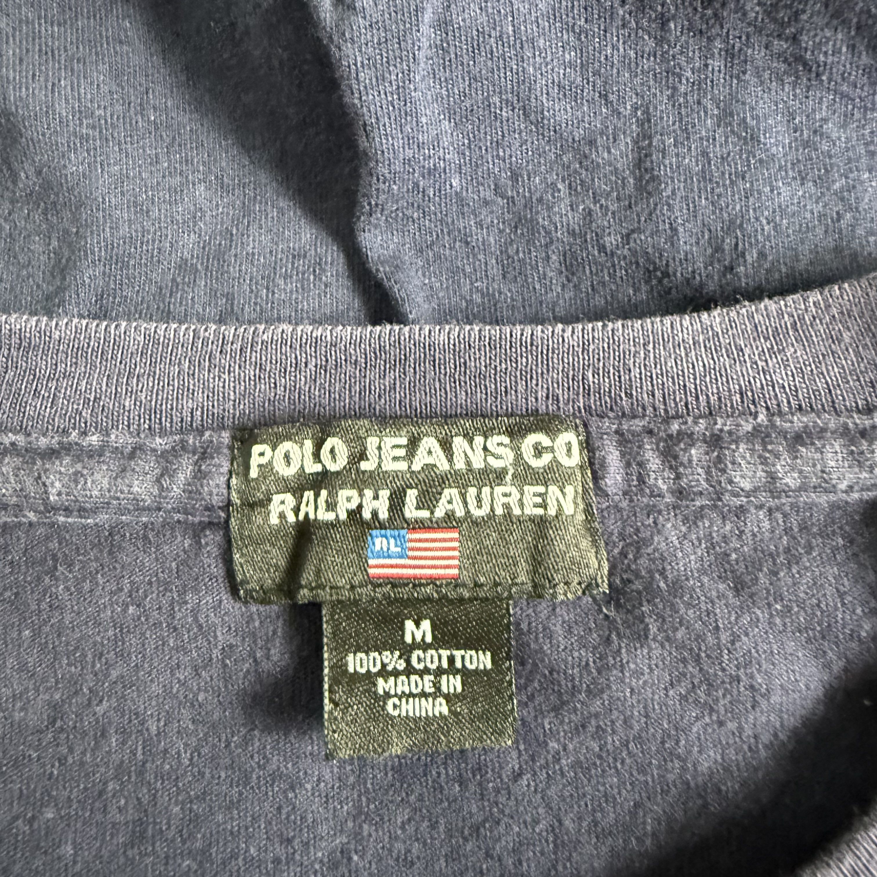 Polo Ralph Lauren 🔥RARE🔥Vintage Polo Jeans Ralph Lauren Spell Out T-shirt Size US M / EU 48-50 / 2 - 5 Thumbnail