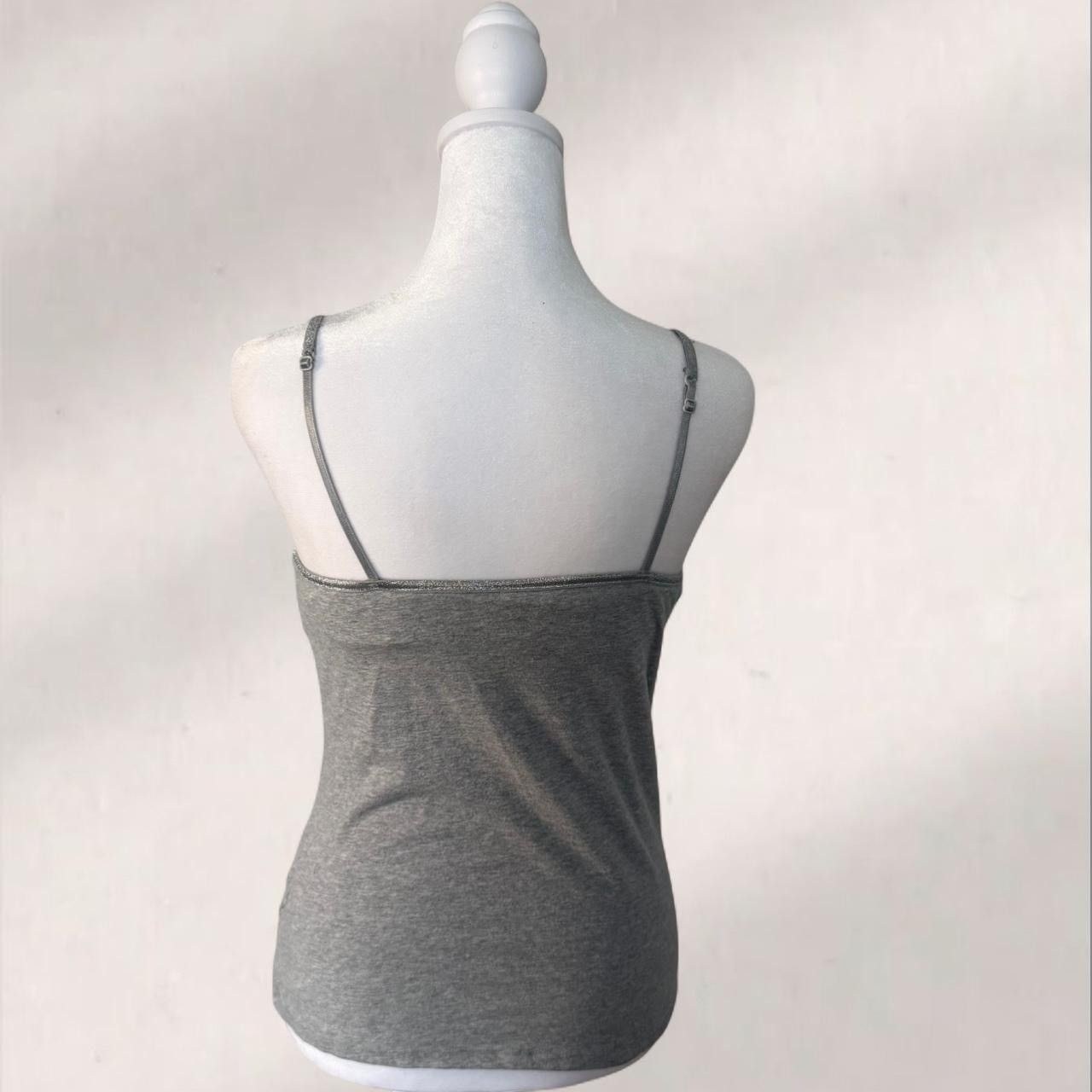 Other y2k gray sparkly tank top w/ adjustable straps Size XS / US 0-2 / IT 36-38 - 5 Thumbnail