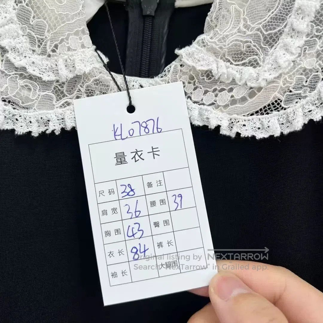 Miu Miu Miu Miu New Lace Peter Pan Collar Dress. Size S / US 4 / IT 40 - 7 Thumbnail