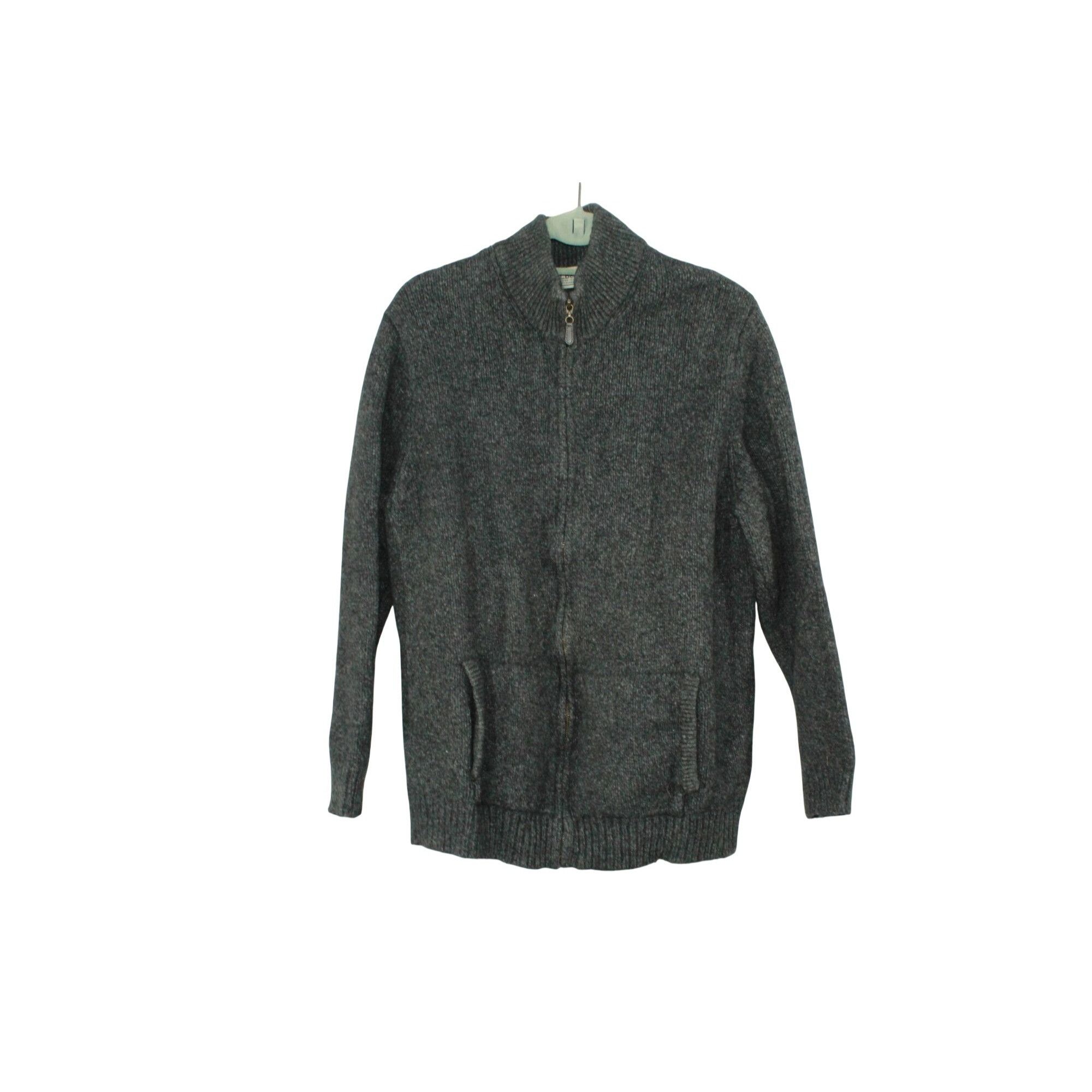 L.L. Bean LL Bean Men's Classic Ragg Wool Full Zip Cardigan Sweater He Size US M / EU 48-50 / 2 - 1 Thumbnail