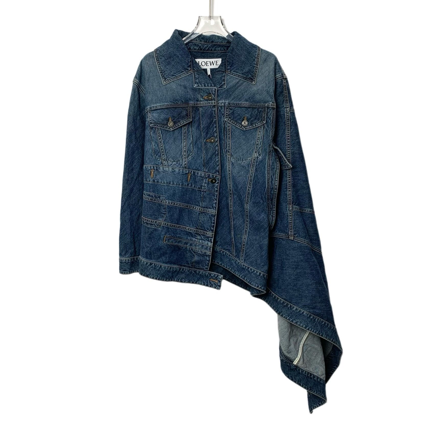 Loewe Loewe Jacket – Navy Asymmetric Denim (Size XS) Size XS / US 0-2 / IT 36-38 - 1 Thumbnail