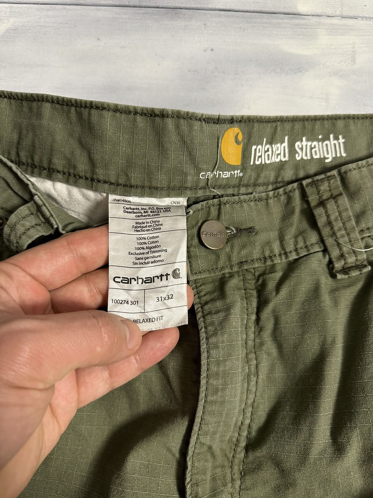 Carhartt Rare Multipocket Cargo Pants Carhartt Relaxed Fit. Size US 31 - 13 Thumbnail