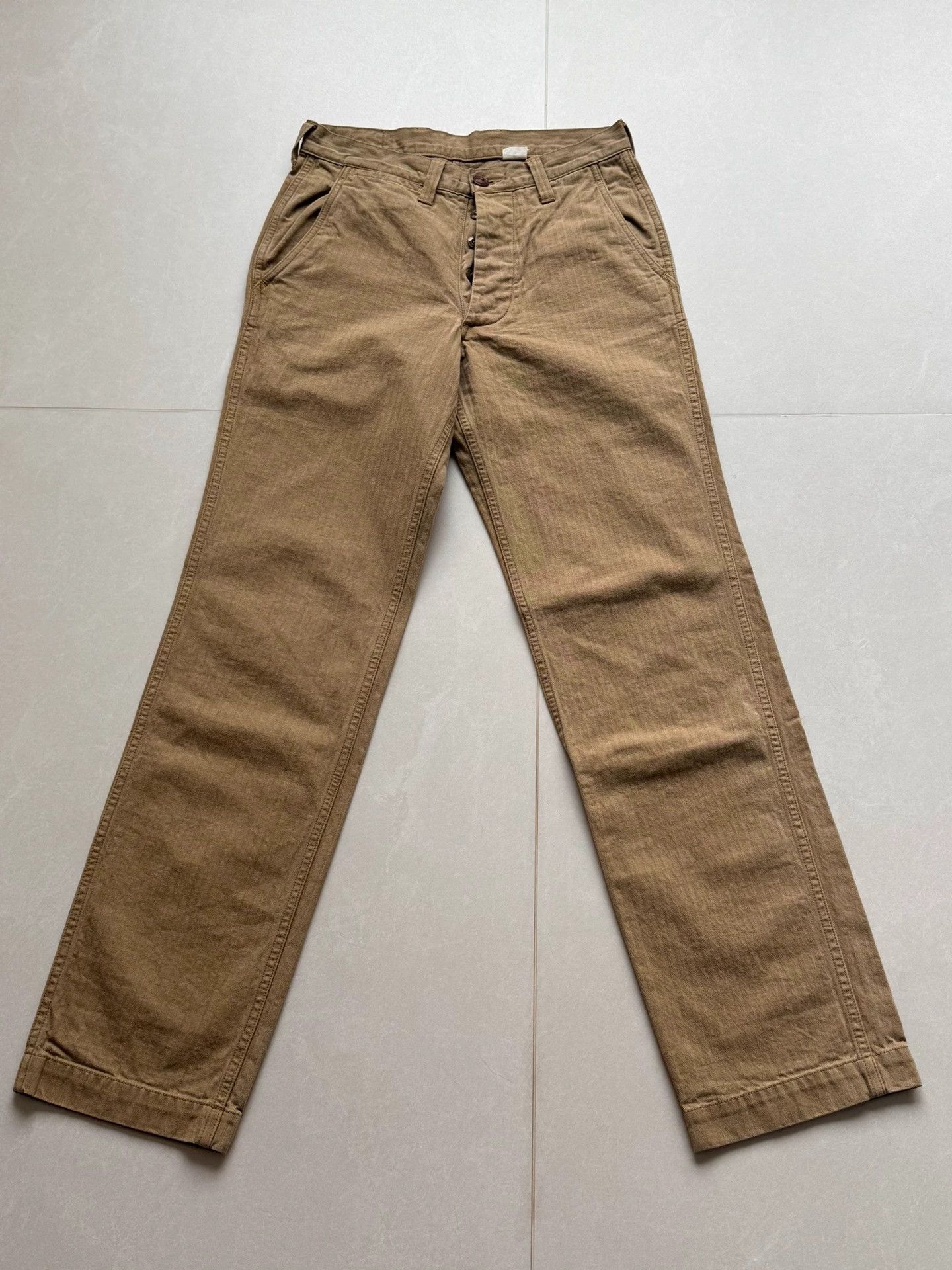 Freewheelers Freewheelers Herringbone military trousers Size US 30 / EU 46 - 1 Thumbnail