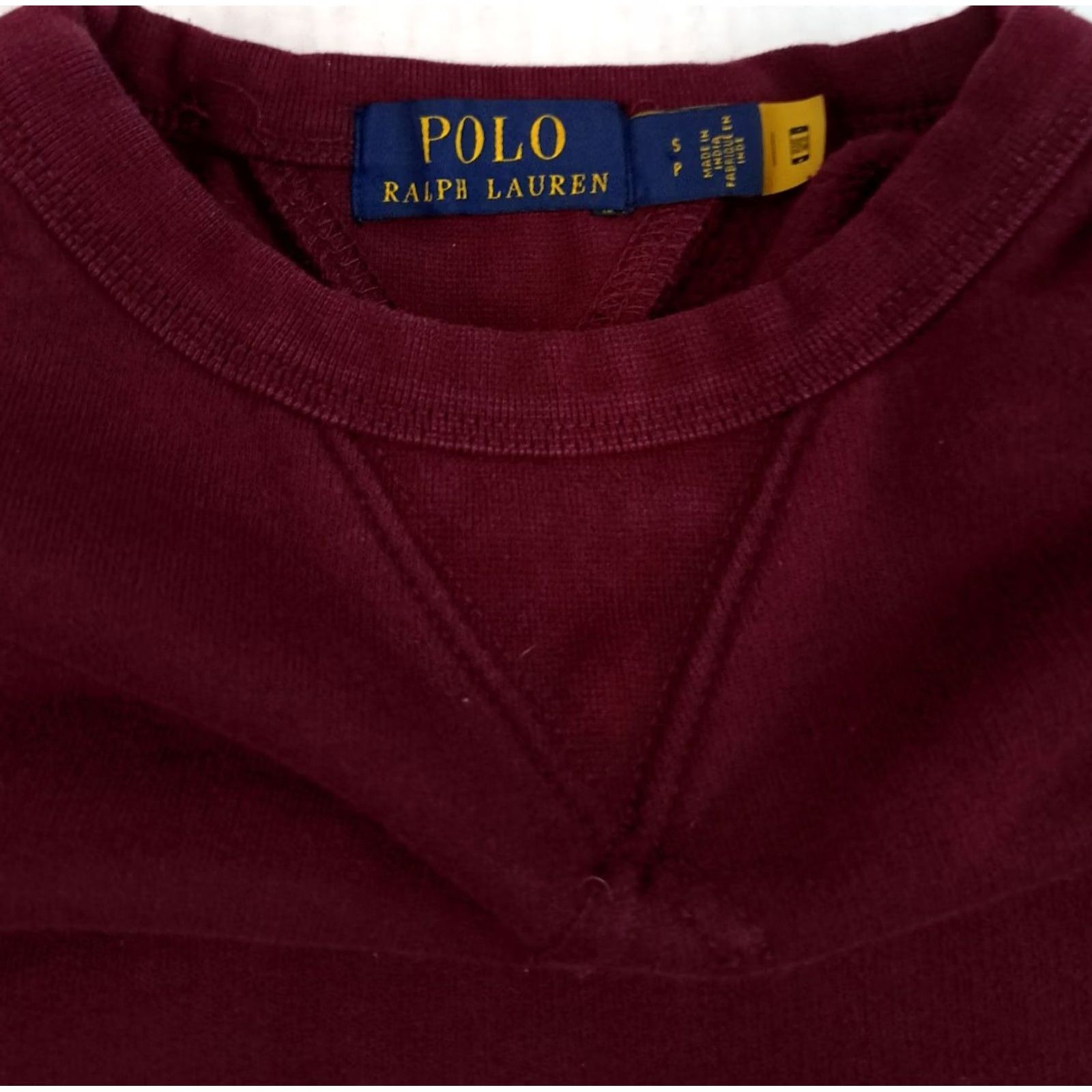 Polo Ralph Lauren Vintage Polo Ralph Lauren Woman Pony Sweatshirt Burgundy Small SP Size S / US 4 / IT 40 - 3 Thumbnail