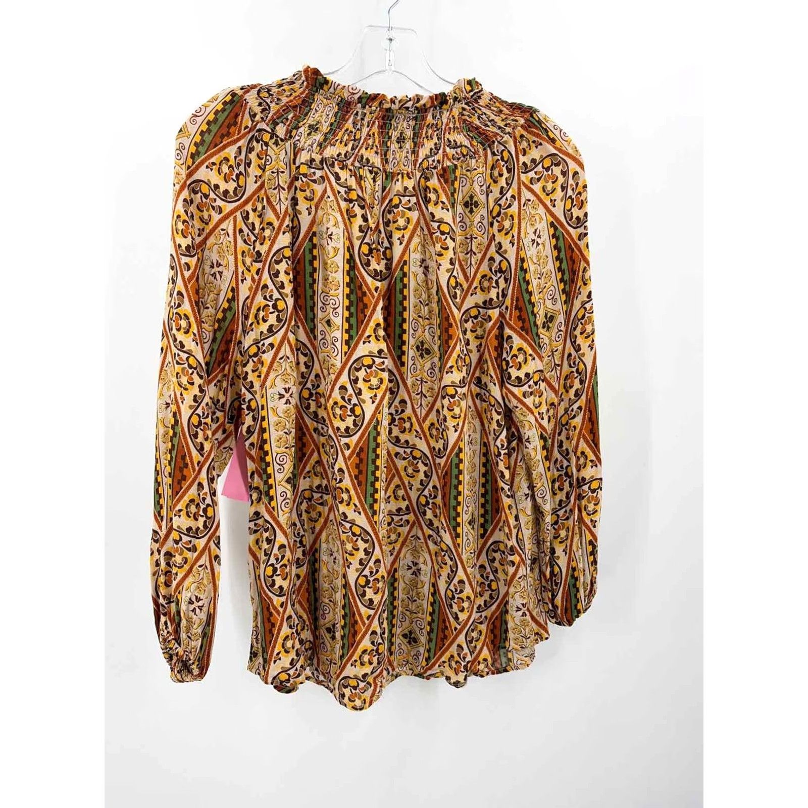 Vintage Pre-Owned Jane & Delancy Yellow Size Large Long Sleeve Blouse Size L / US 10 / IT 46 - 2 Thumbnail