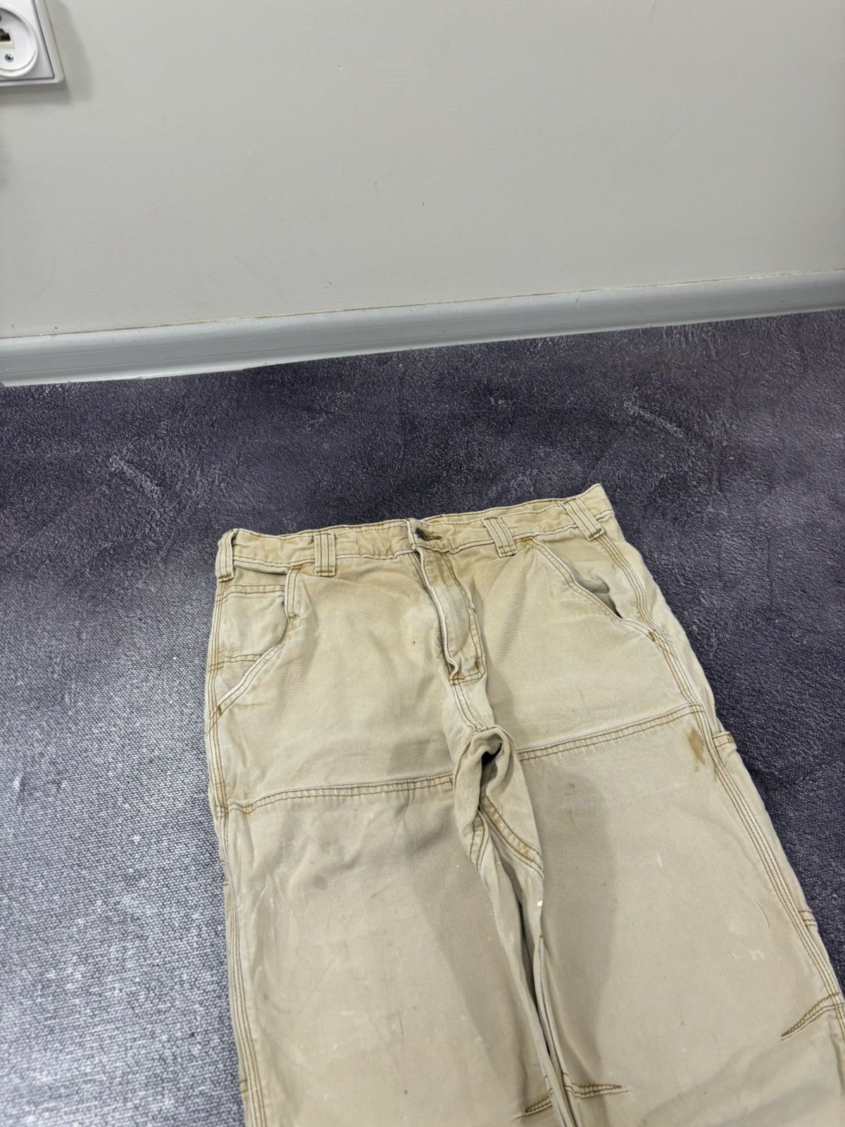 Carhartt Vintage Carhartt Double Knee Workwear Faded Utility Pants Size US 32 / EU 48 - 6 Thumbnail