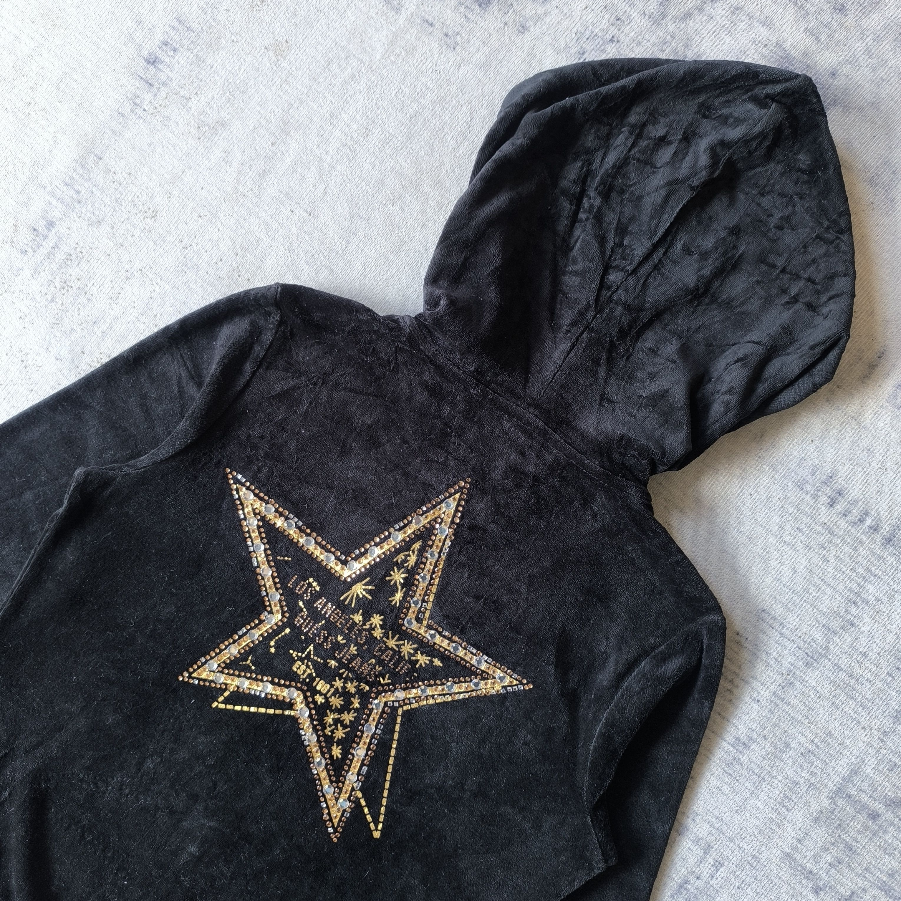 Guess 🌟 Guess los angeles backhit blink velvet sweater hoodie Size S / US 4 / IT 40 - 4 Thumbnail