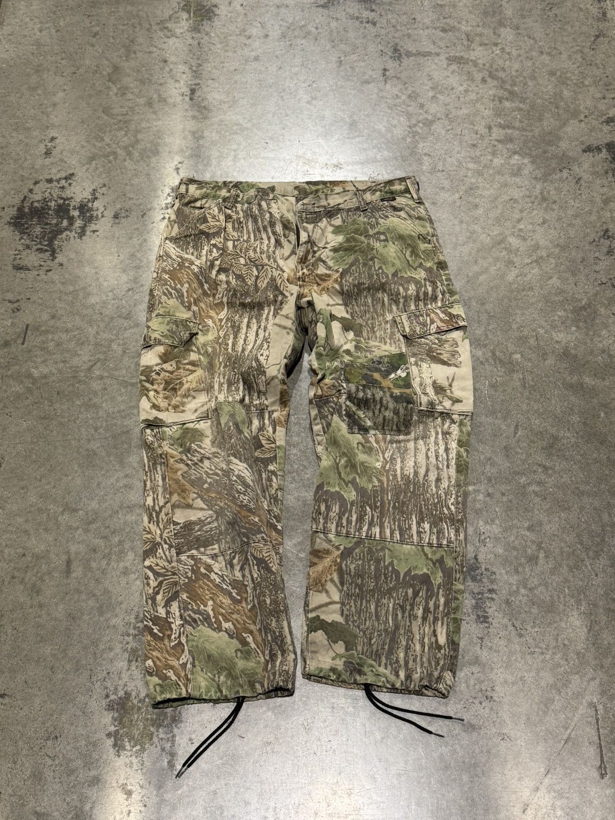 Realtree × Vintage Vintage Y2K RealTree Camo Drawstring pants 36 Size US 36 / EU 52 - 1 Thumbnail