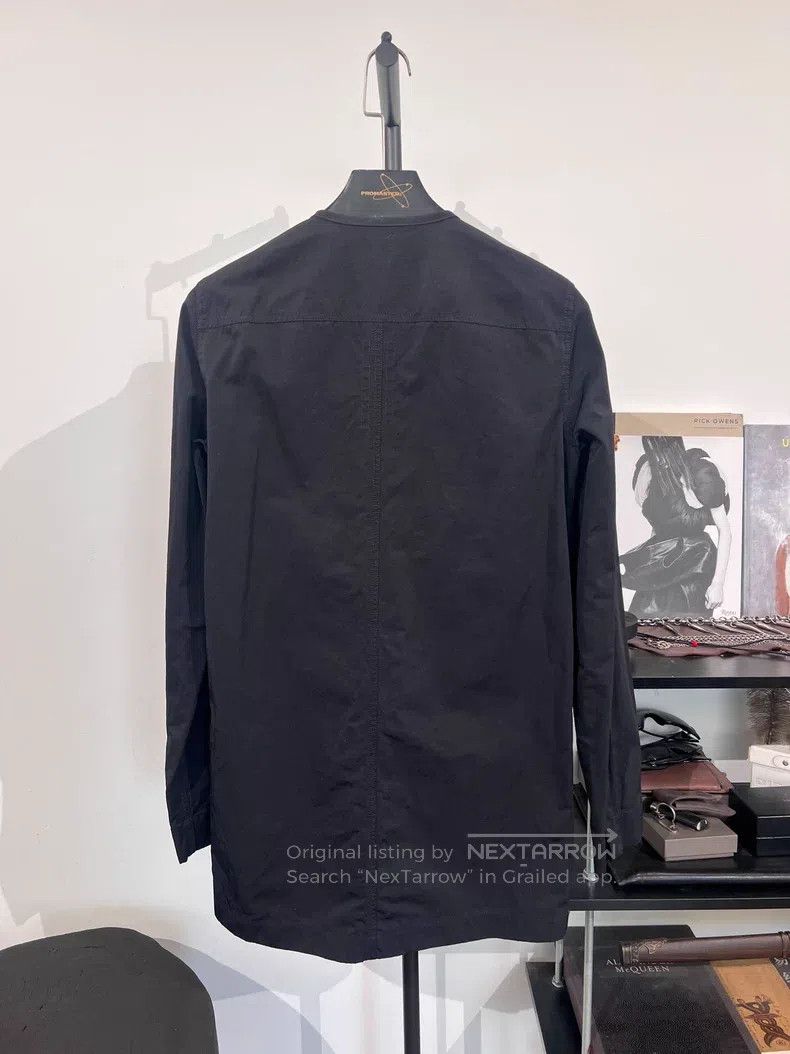 Rick Owens Rick Owens Pocket Patch Collarless Shirt Jacket Size US M / EU 48-50 / 2 - 3 Thumbnail