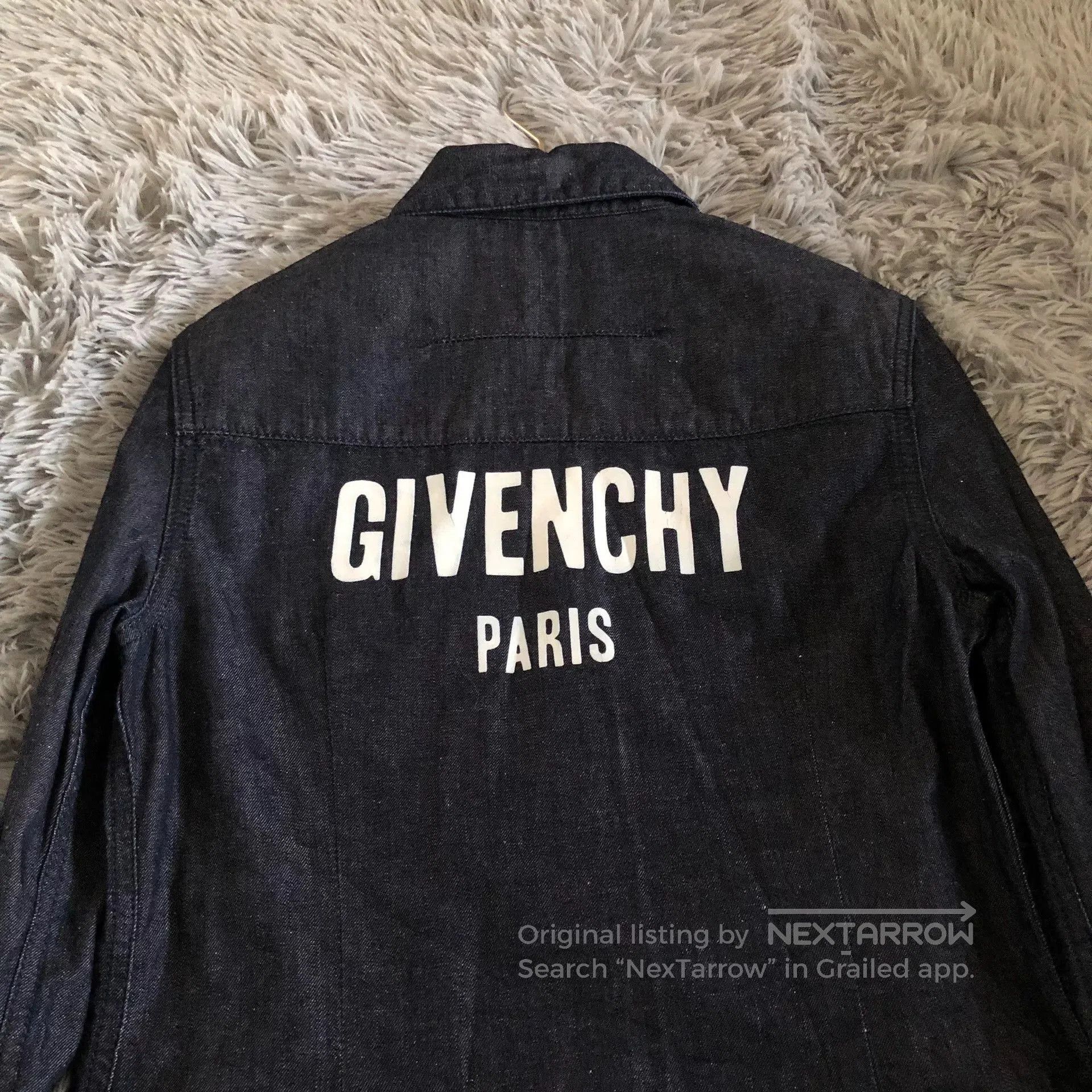 Givenchy Givenchy Logo Denim Shirt Jacket. Size XS / US 0-2 / IT 36-38 - 4 Thumbnail