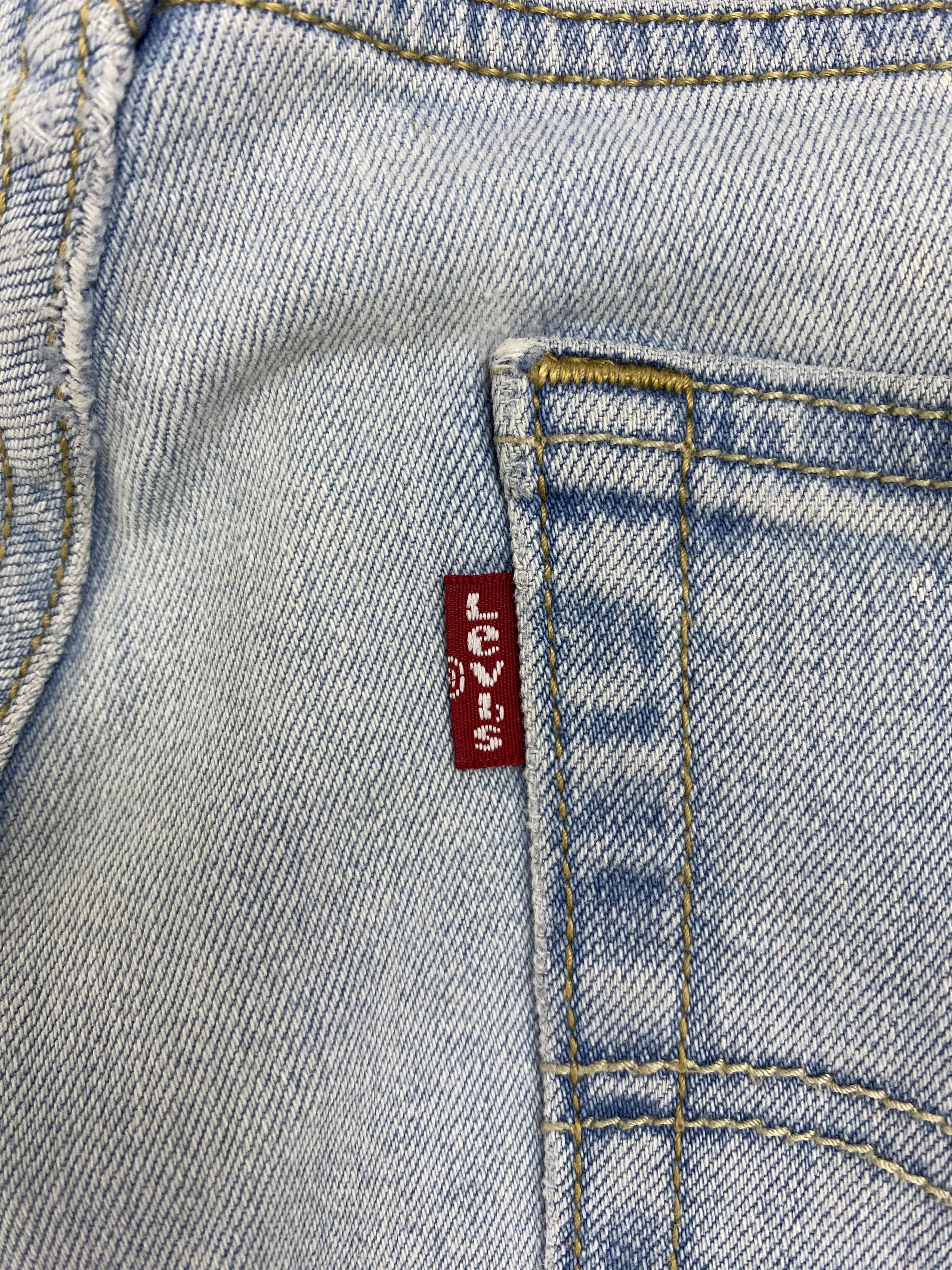 Levi's × Vintage Light Blue Vintage Levis 511 Slim Fit Jeans Size US 32 / EU 48 - 6 Thumbnail