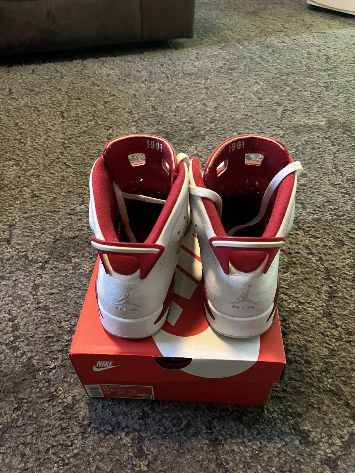 Jordan Brand Jordan 6 alternate carmine Size US 10.5 / EU 43-44 - 3 Thumbnail