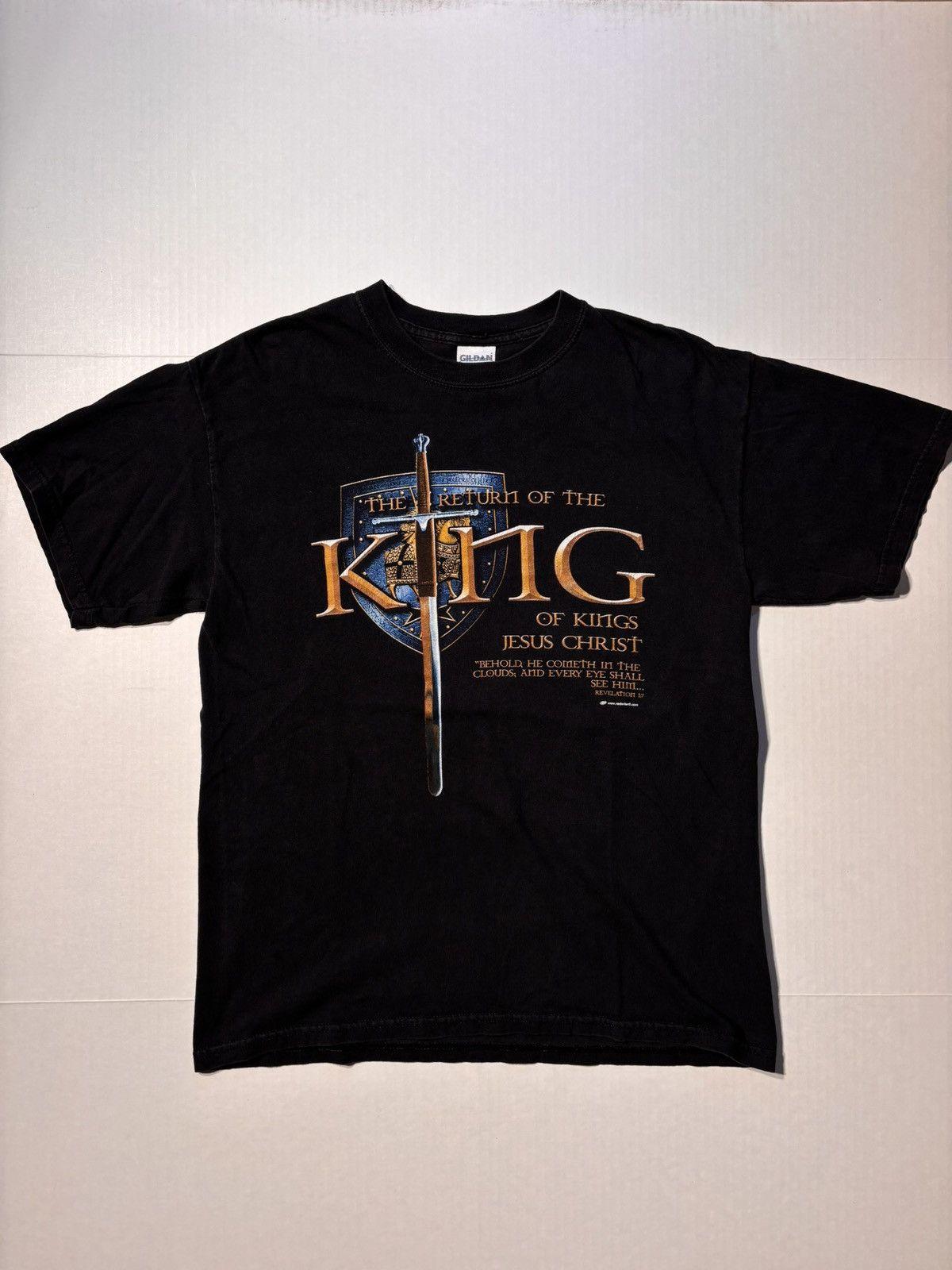 Gildan Return Of The King Jesus Religious Lord Of The Rings Parody Size US M / EU 48-50 / 2 - 1 Thumbnail
