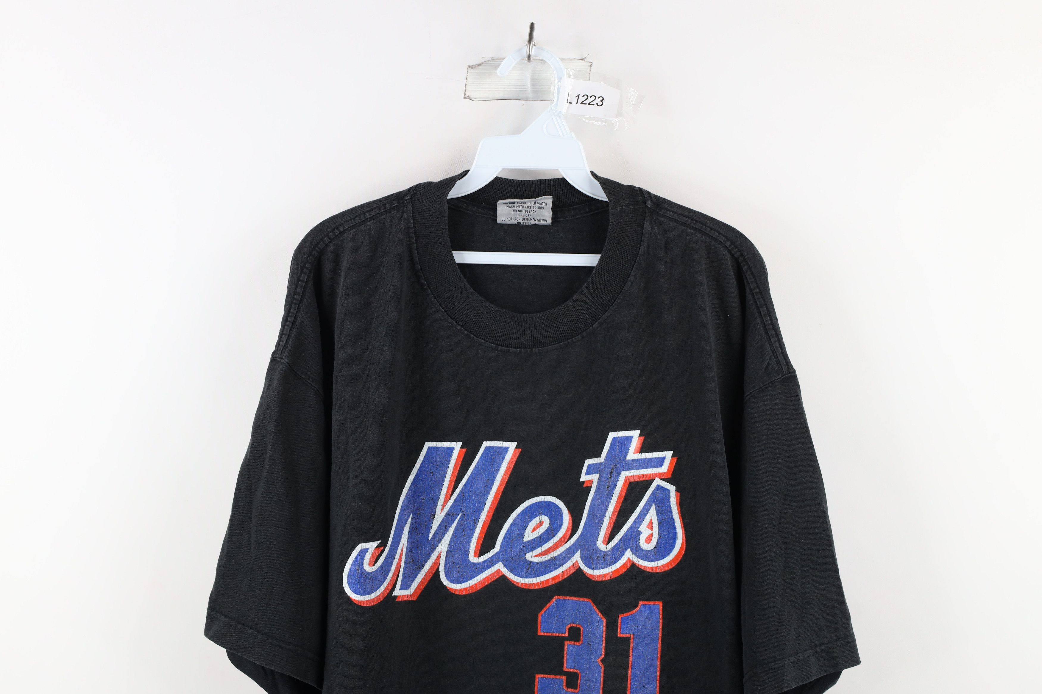 Majestic Vintage Majestic Piazza New York Mets Baseball T-Shirt Black Size US XL / EU 56 / 4 - 2 Thumbnail