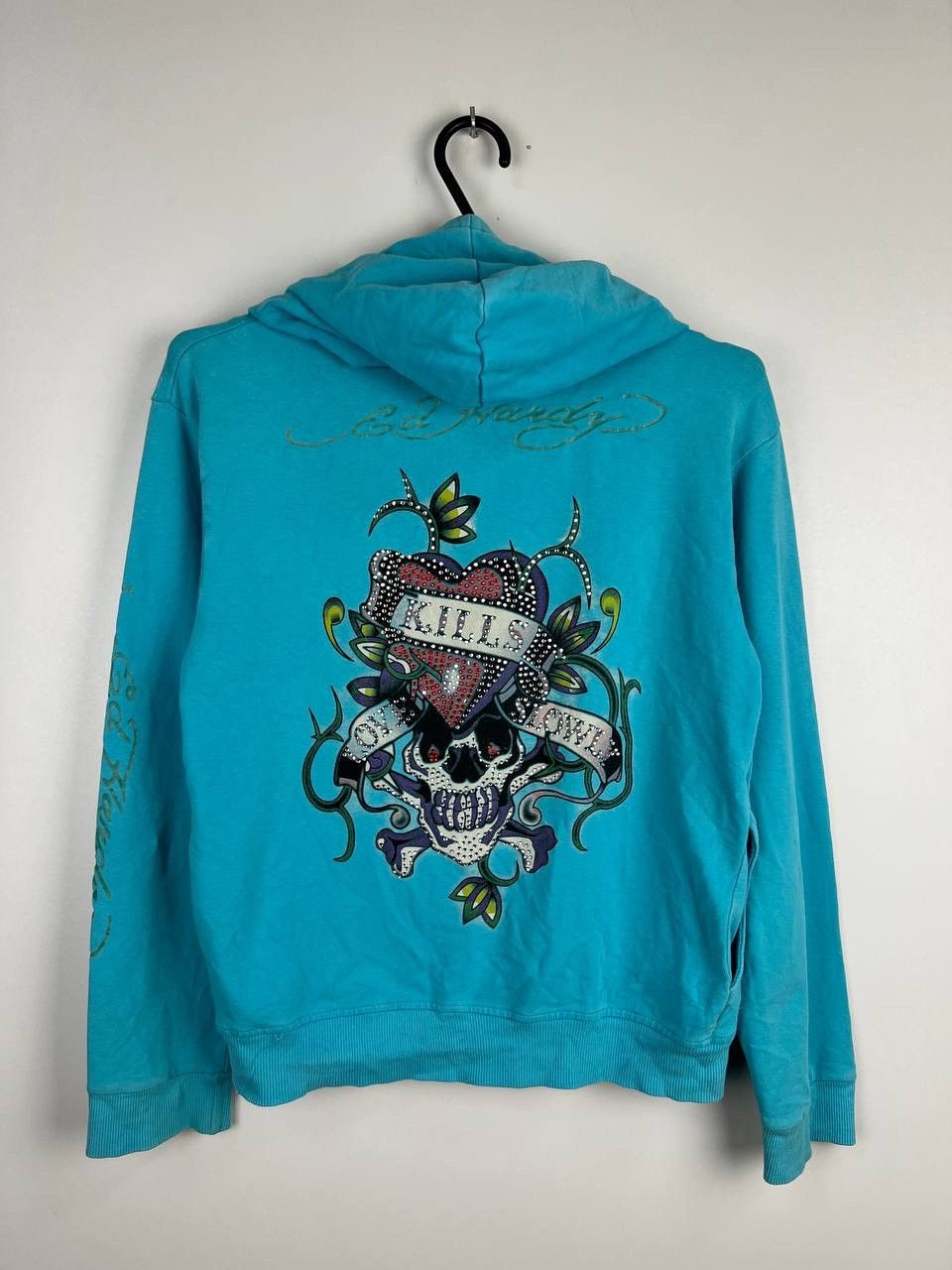 Ed Hardy Ed Hardy vintage zip hoodie woman size M Size US M / EU 48-50 / 2 - 2 Thumbnail