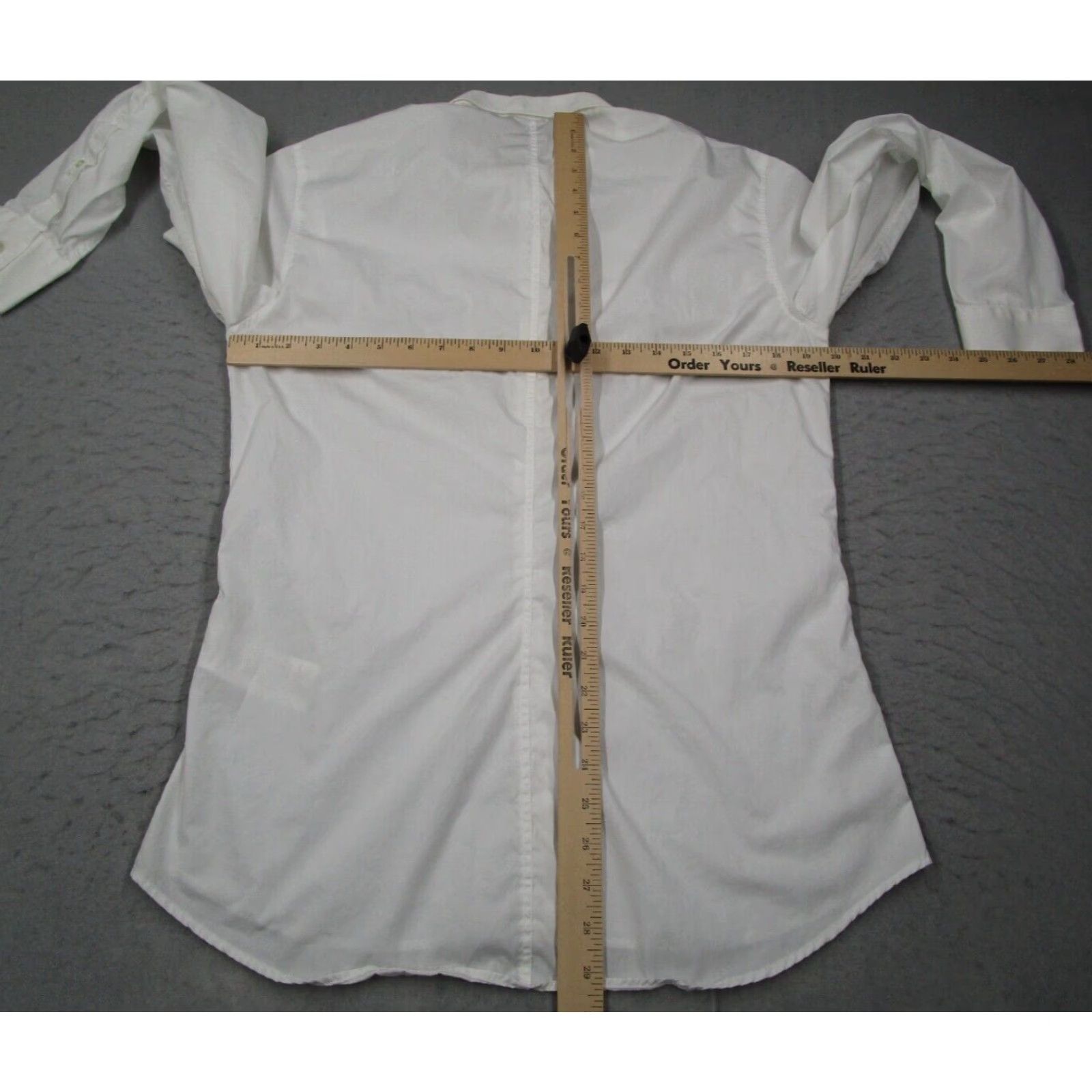 J.Lindeberg J Lindeberg Mens Large White Long Sleeve Button Up Cotton Shirt Size US L / EU 52-54 / 3 - 6 Thumbnail