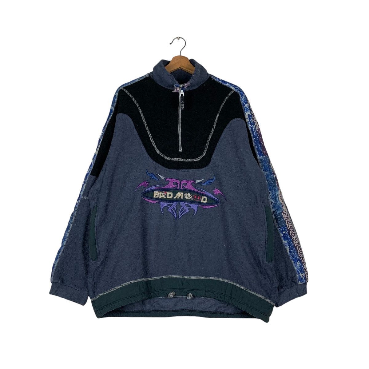 Other 80's SANTOSTEFANO Bad Mood HalfZip Pullover Fleece #1373-C62 Size US L / EU 52-54 / 3 - 1 Thumbnail
