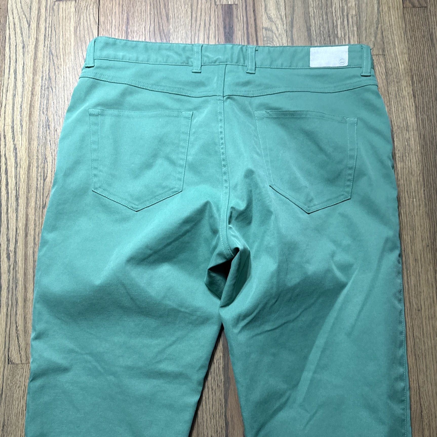 Peter Millar Peter Millar Crown Sport Pants Men 34x29 Green 5-Pocket Chino Straight Fit Euro: MF20EB66FB EUC Size US 34 / EU 50 - 5 Thumbnail
