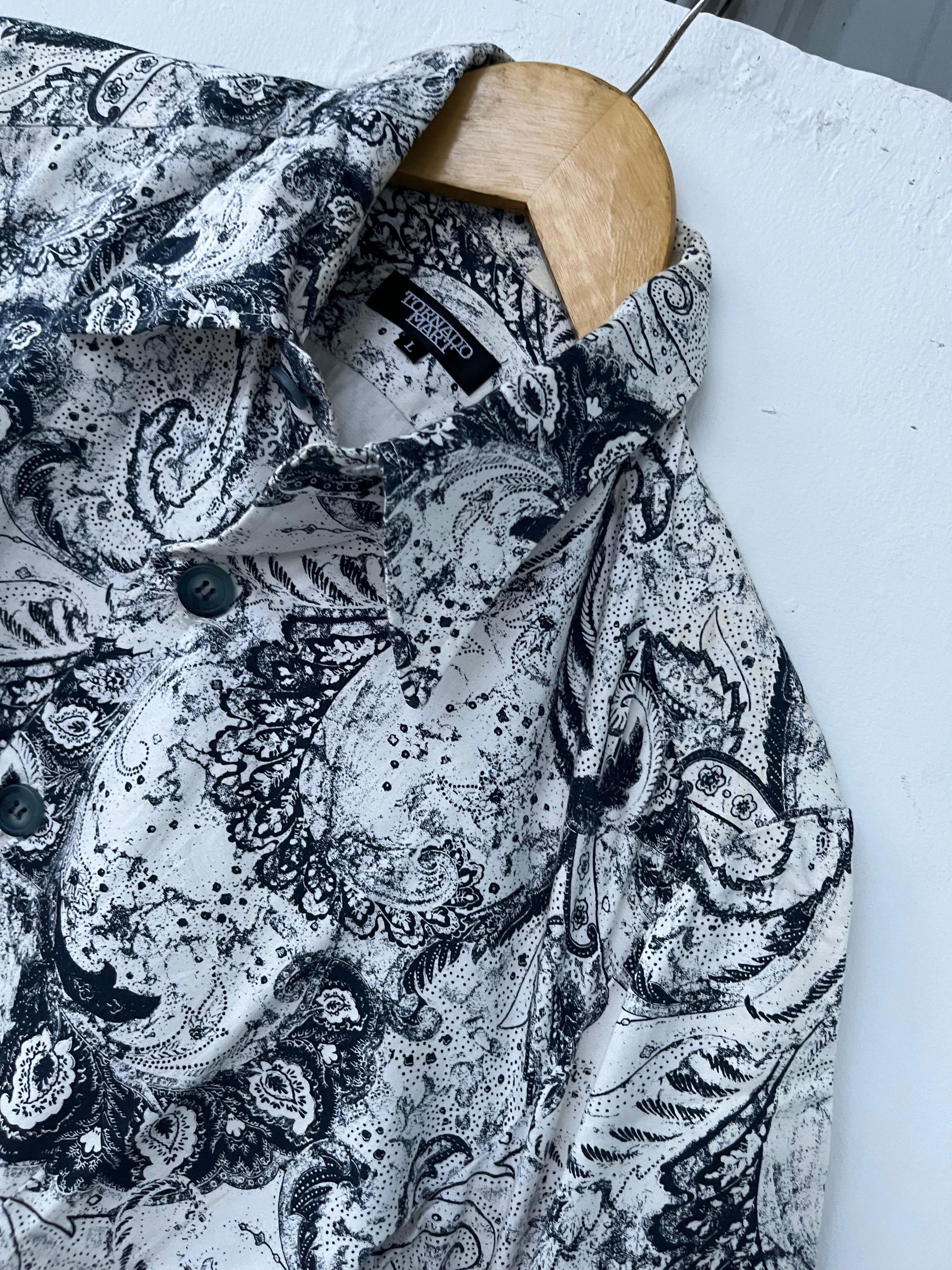 Tornado Mart Tornado Mart Paisley Button Ups Shirts Size US L / EU 52-54 / 3 - 4 Thumbnail
