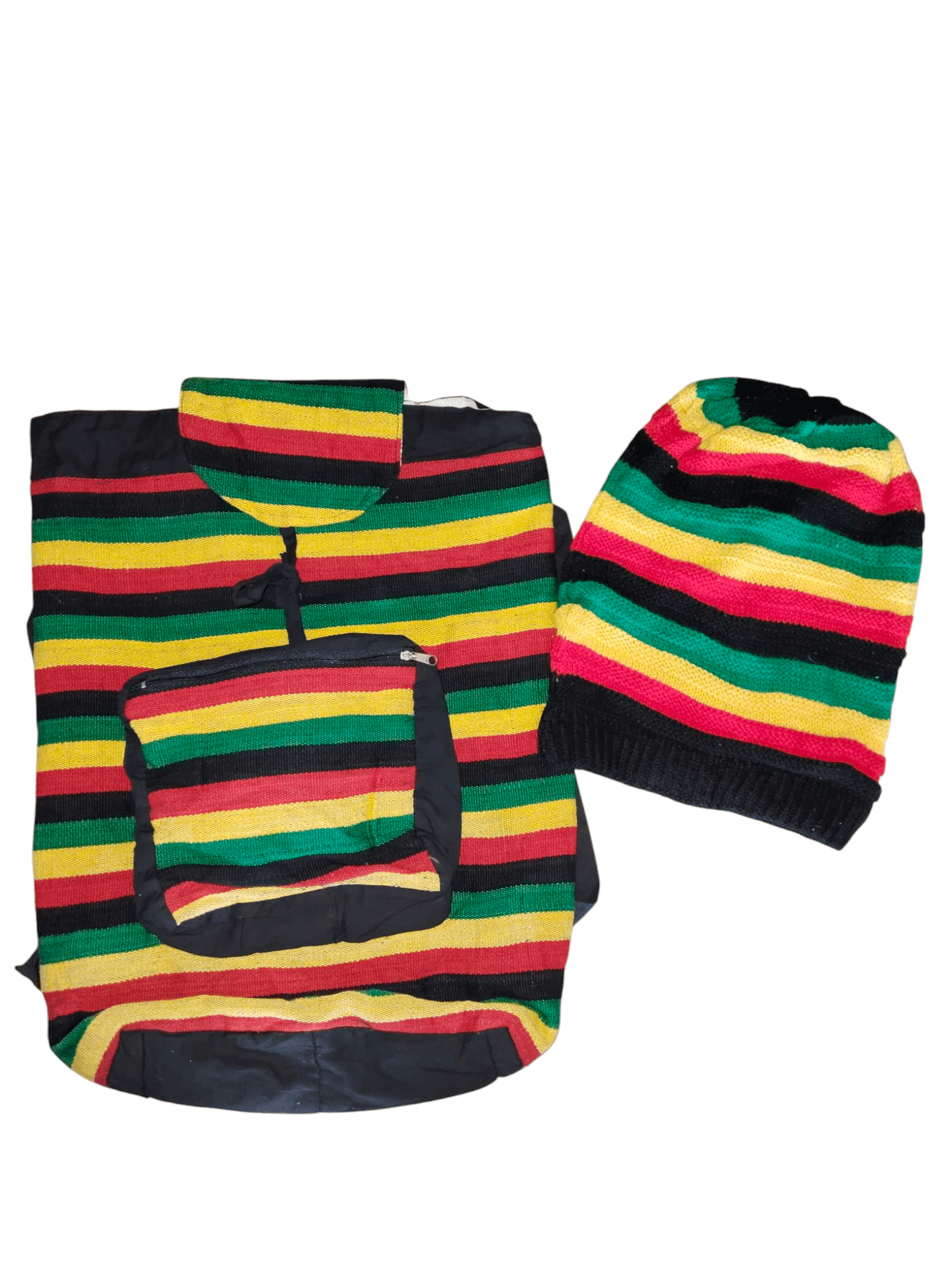 Bob Marley Combo RASTAFARIAN x BOB MARLEY Bagpack & Beanie Size ONE SIZE - 1 Thumbnail