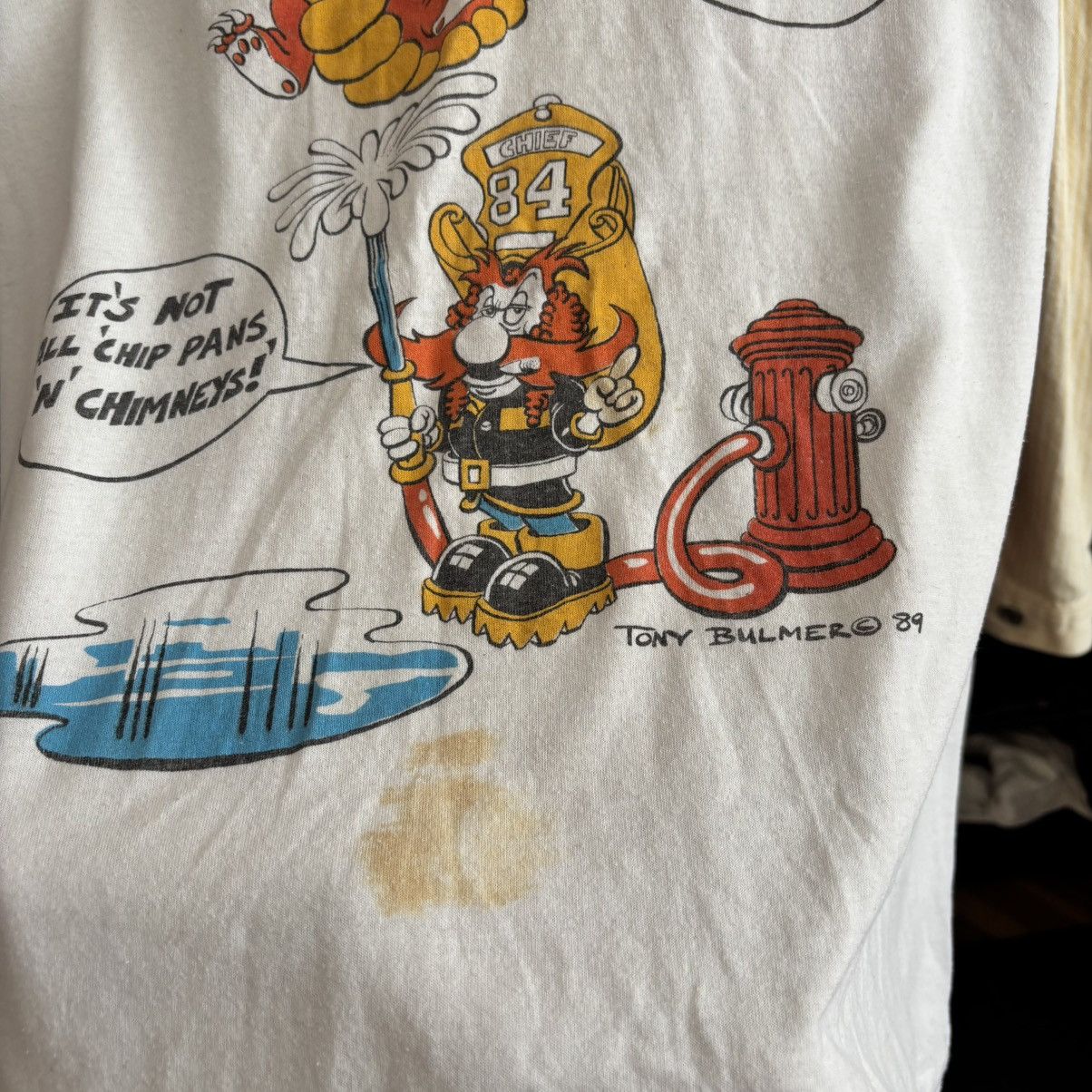 Vintage Vintage TONY BULMER 1989 Dragon Yeow T-Shirt Grunge ERD Punk Size US L / EU 52-54 / 3 - 4 Thumbnail