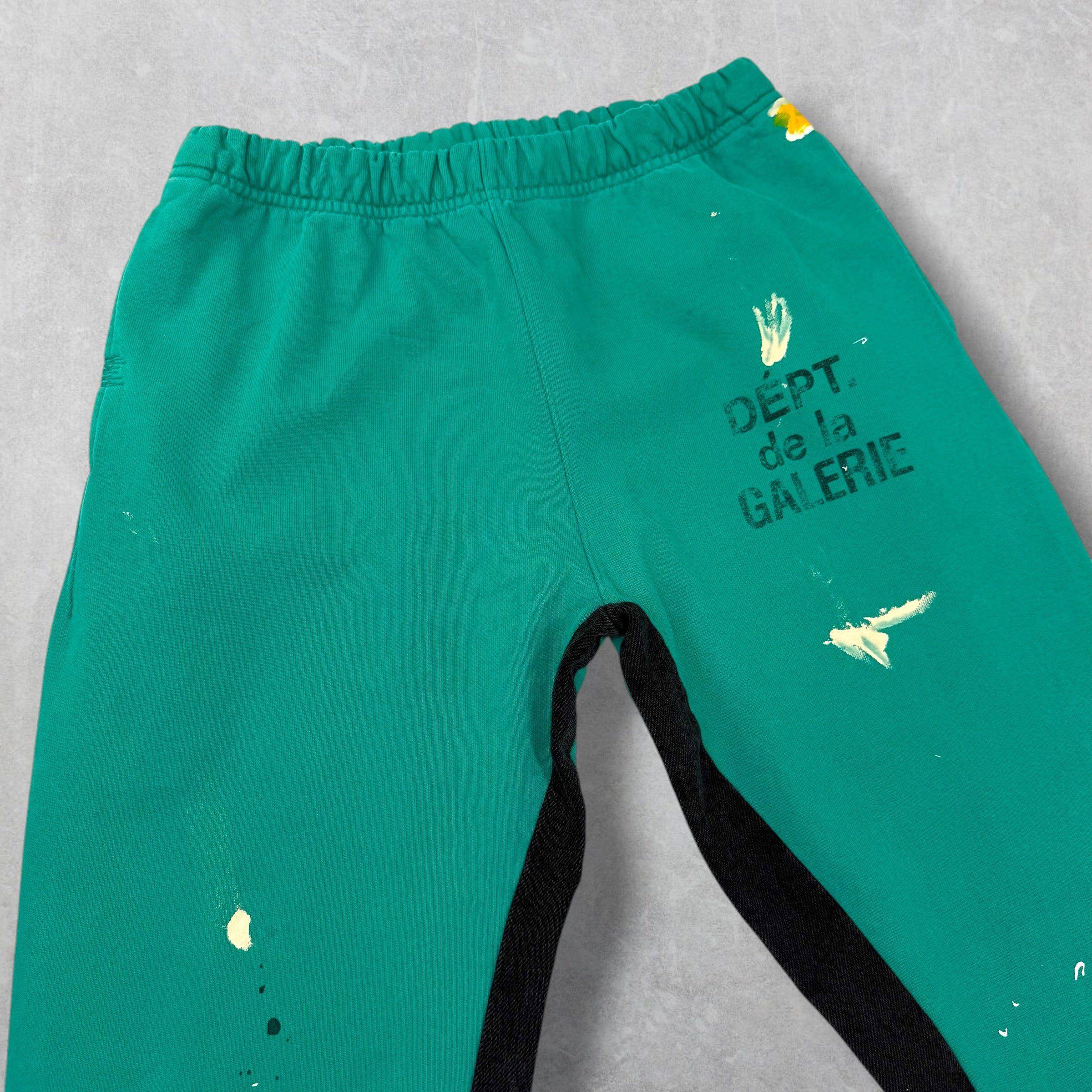 Gallery Dept. Gallery Dept. Emerald Green Flare Sweatpants M Size US 30 / EU 46 - 4 Thumbnail