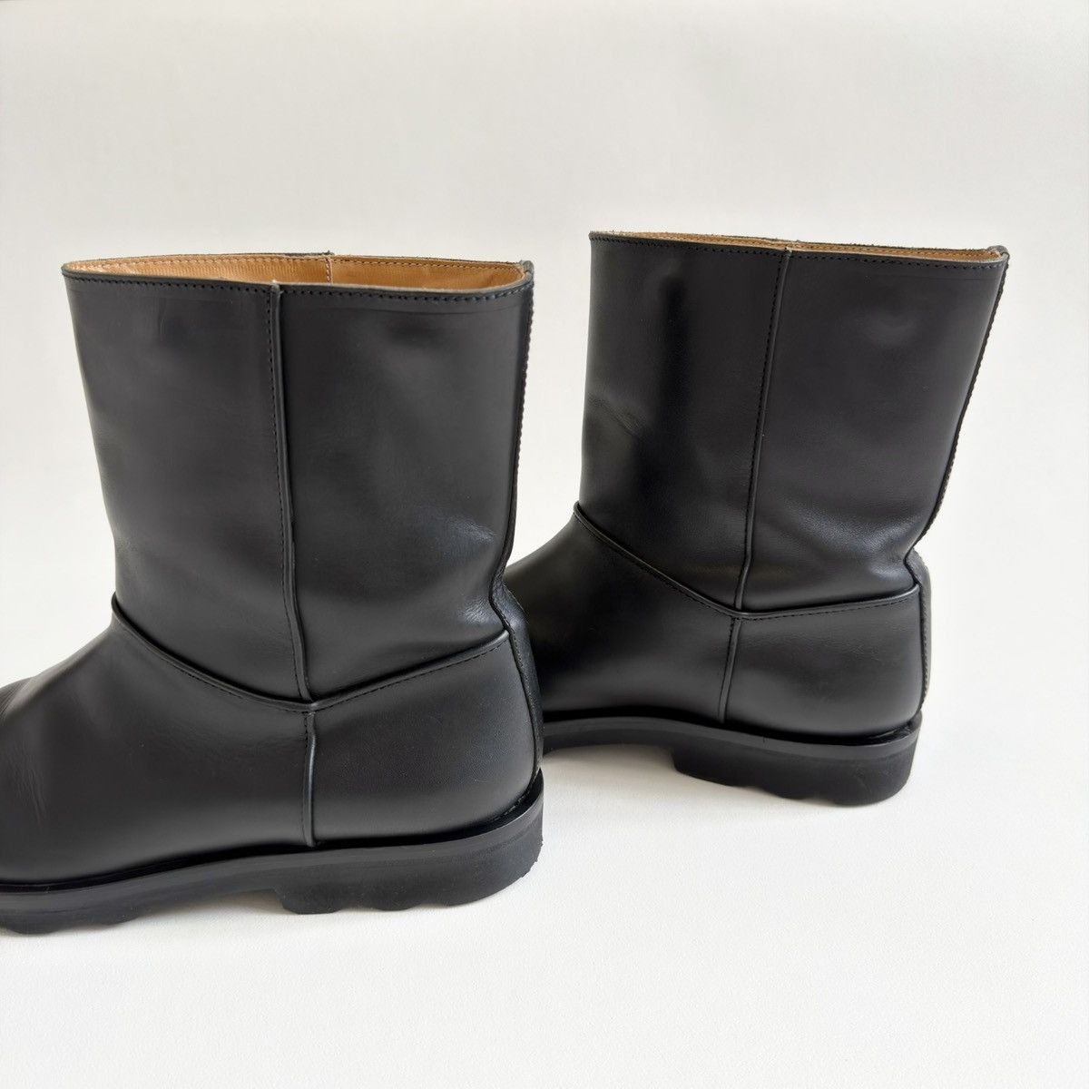 Maison Margiela A/W 11 Black Leather Engineer Boots Size US 11 / EU 44 - 18 Thumbnail