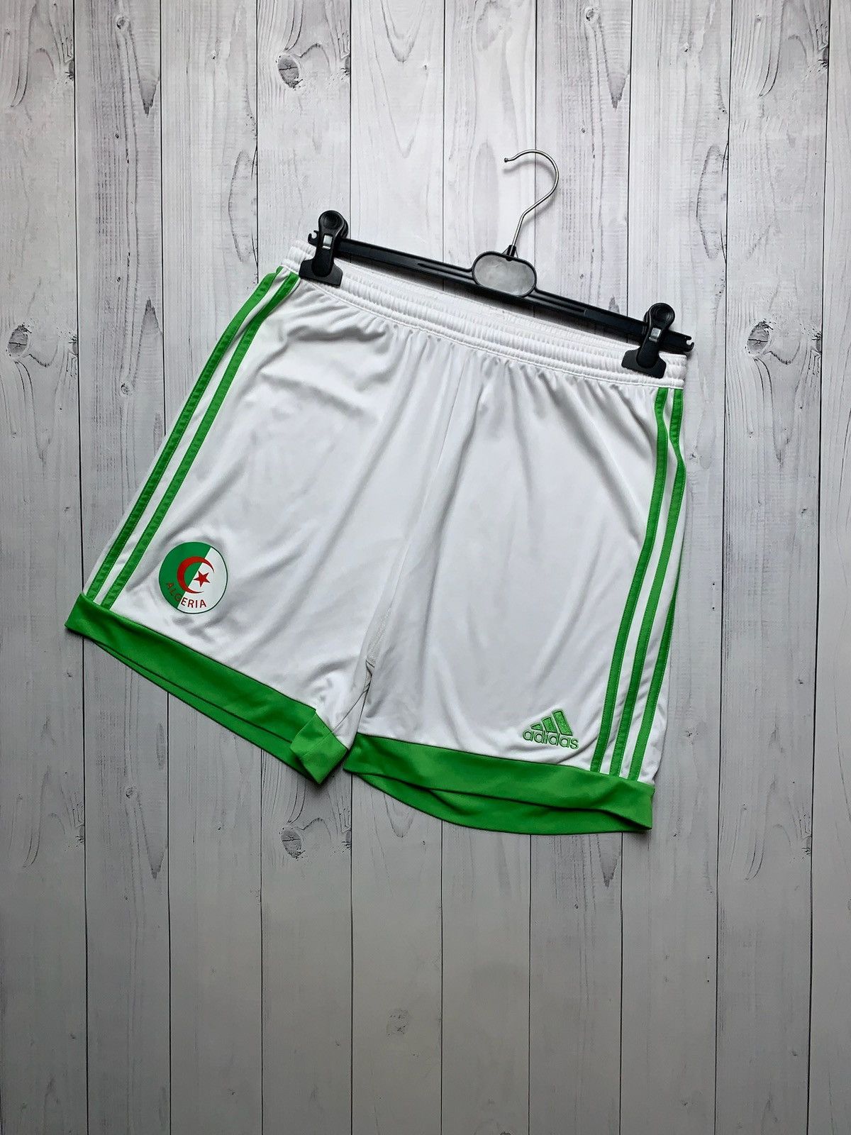 Adidas × Vintage Adidas Algeria soccer shorts size M white Size US 32 / EU 48 - 1 Thumbnail