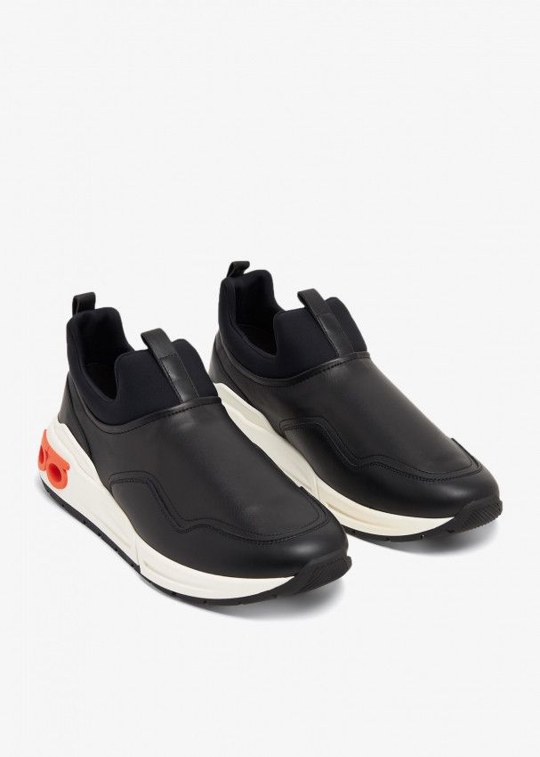 Salvatore Ferragamo o1s1rm1224 Cosma Sneakers in Black Size US 12.5 / EU 45-46 - 4 Thumbnail